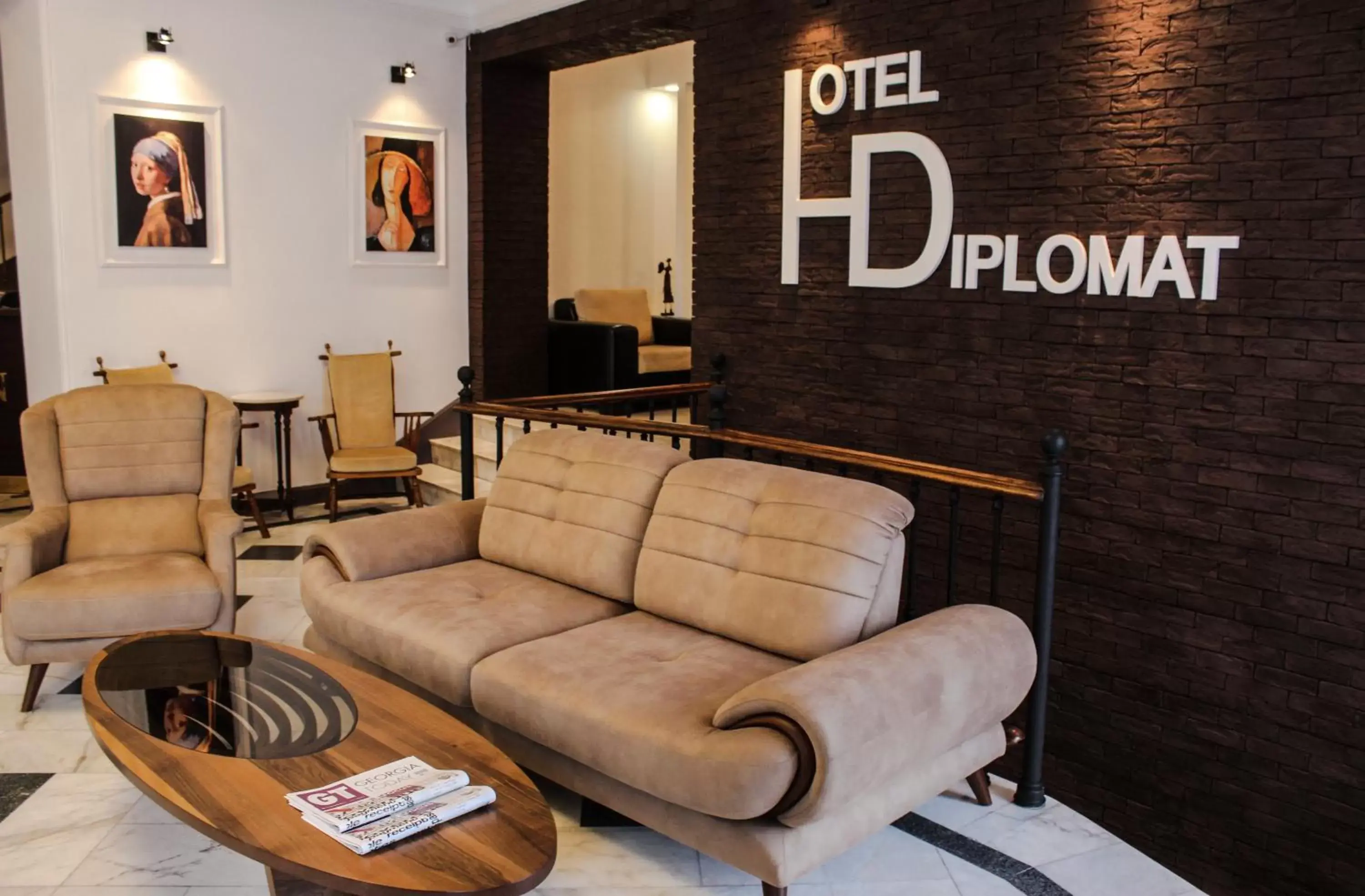 Lobby or reception in Hotel Diplomat