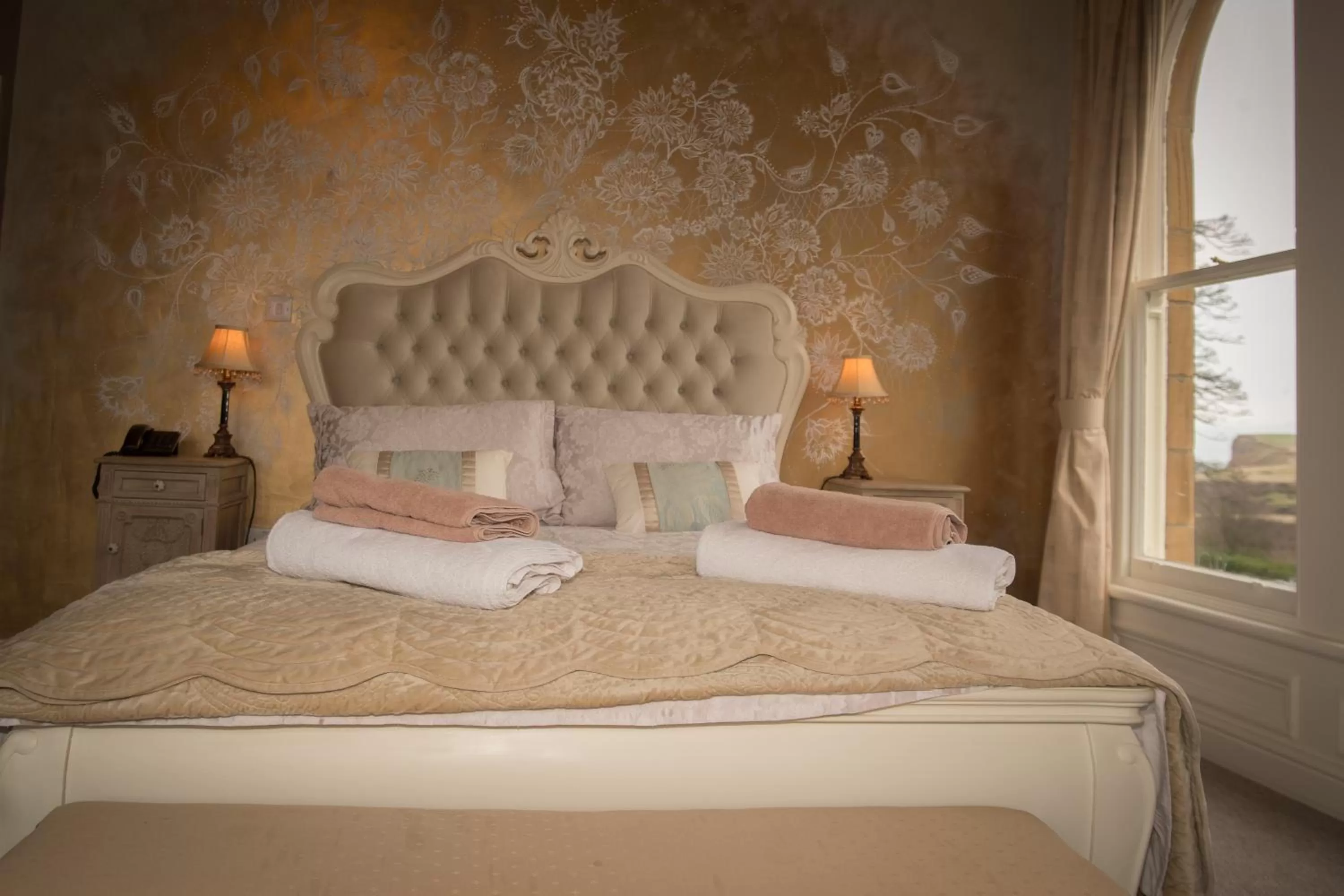 Bed in Brockley Hall Hotel