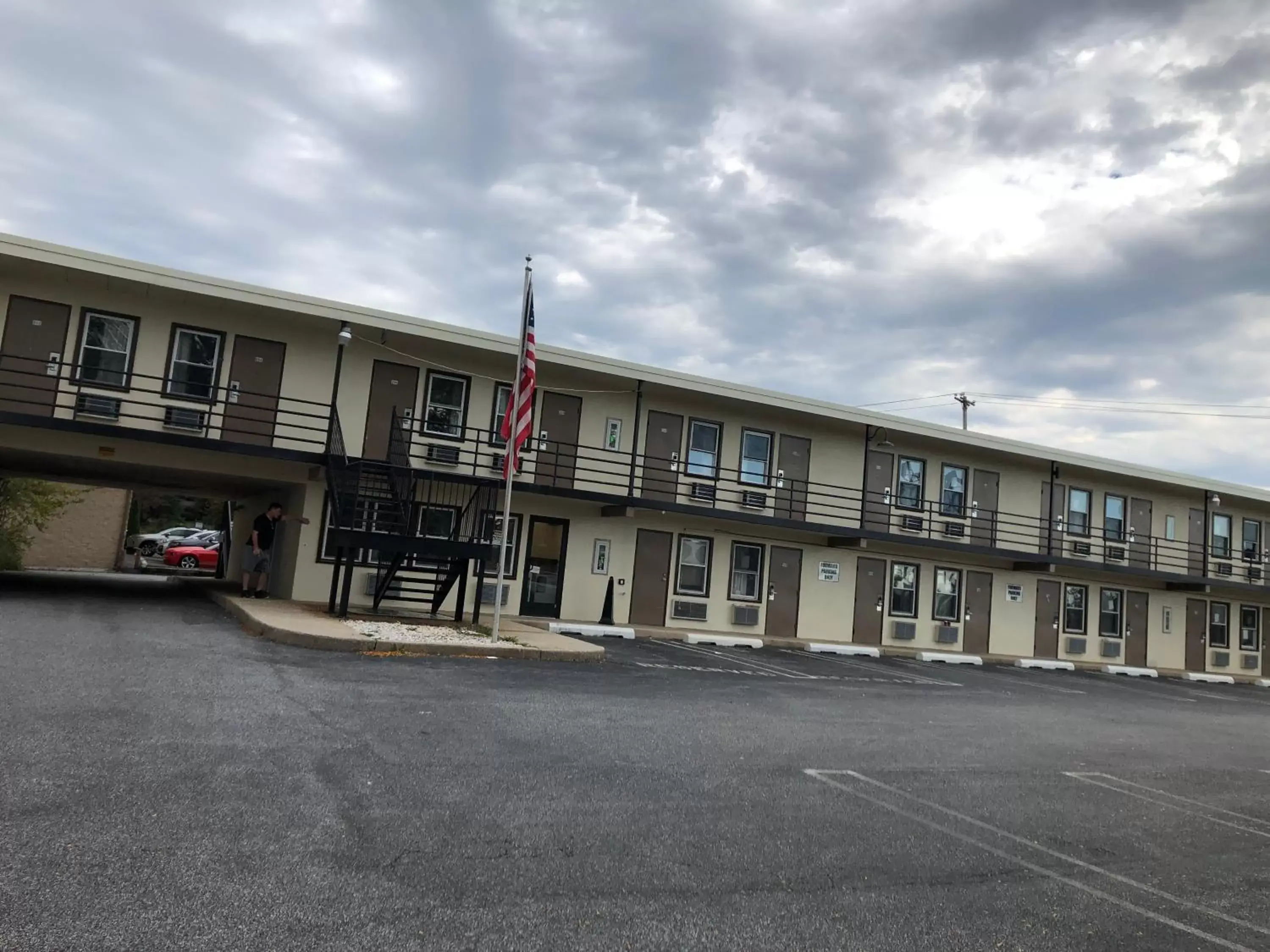 Property Building in Trolley Stop Motel, Media Pa