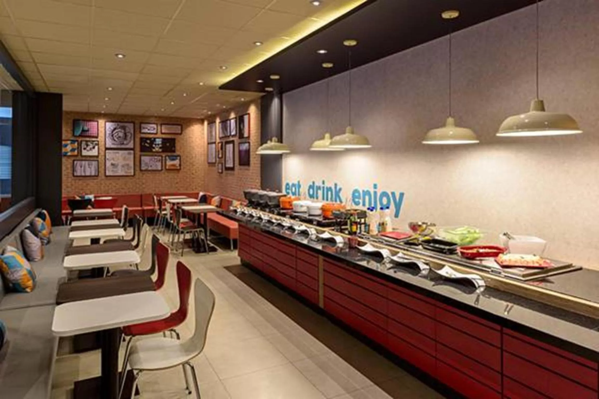 Buffet breakfast in ibis Sao Bernardo do Campo