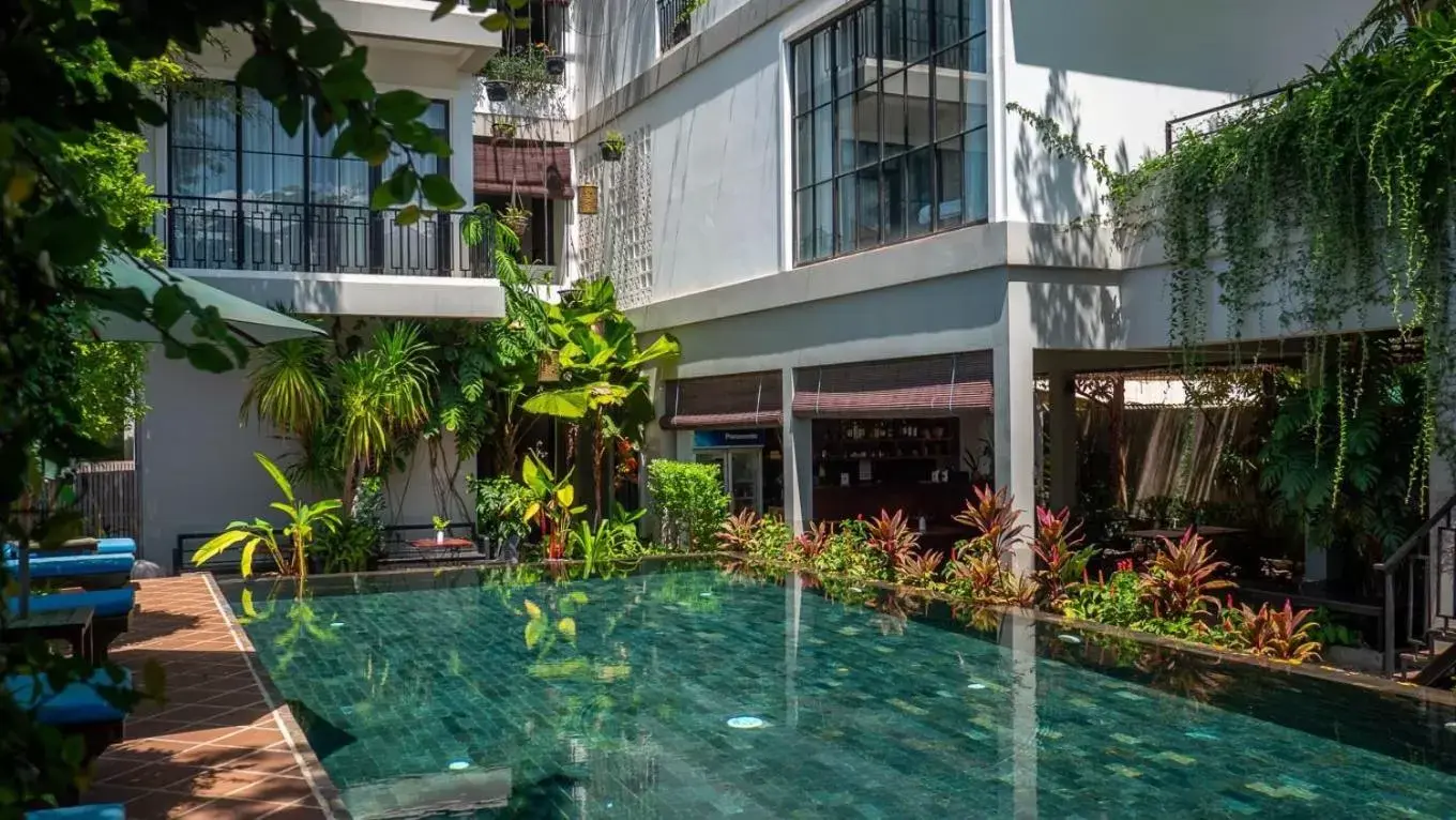 Swimming pool, Property Building in Vihara Angkor