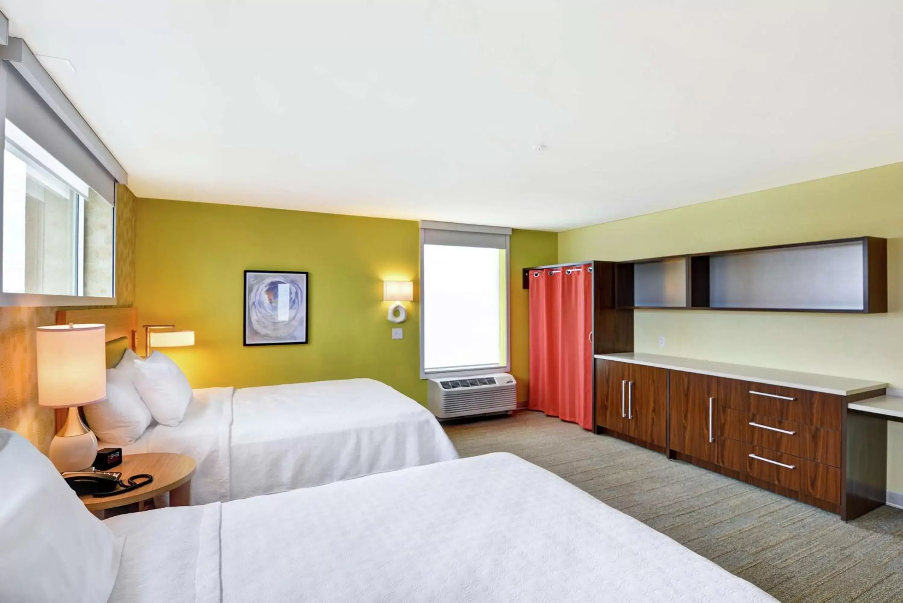 Queen Studio with Two Queen Beds, Bath Tub and Mountain View - Mobility Access/Non-Smoking in Home2 Suites By Hilton Helena Queen Studio with Two Queen Beds, Bath Tub and Mountain View - Mobility Access/Non-Smoking in Home2 Suites By Hilton Helena