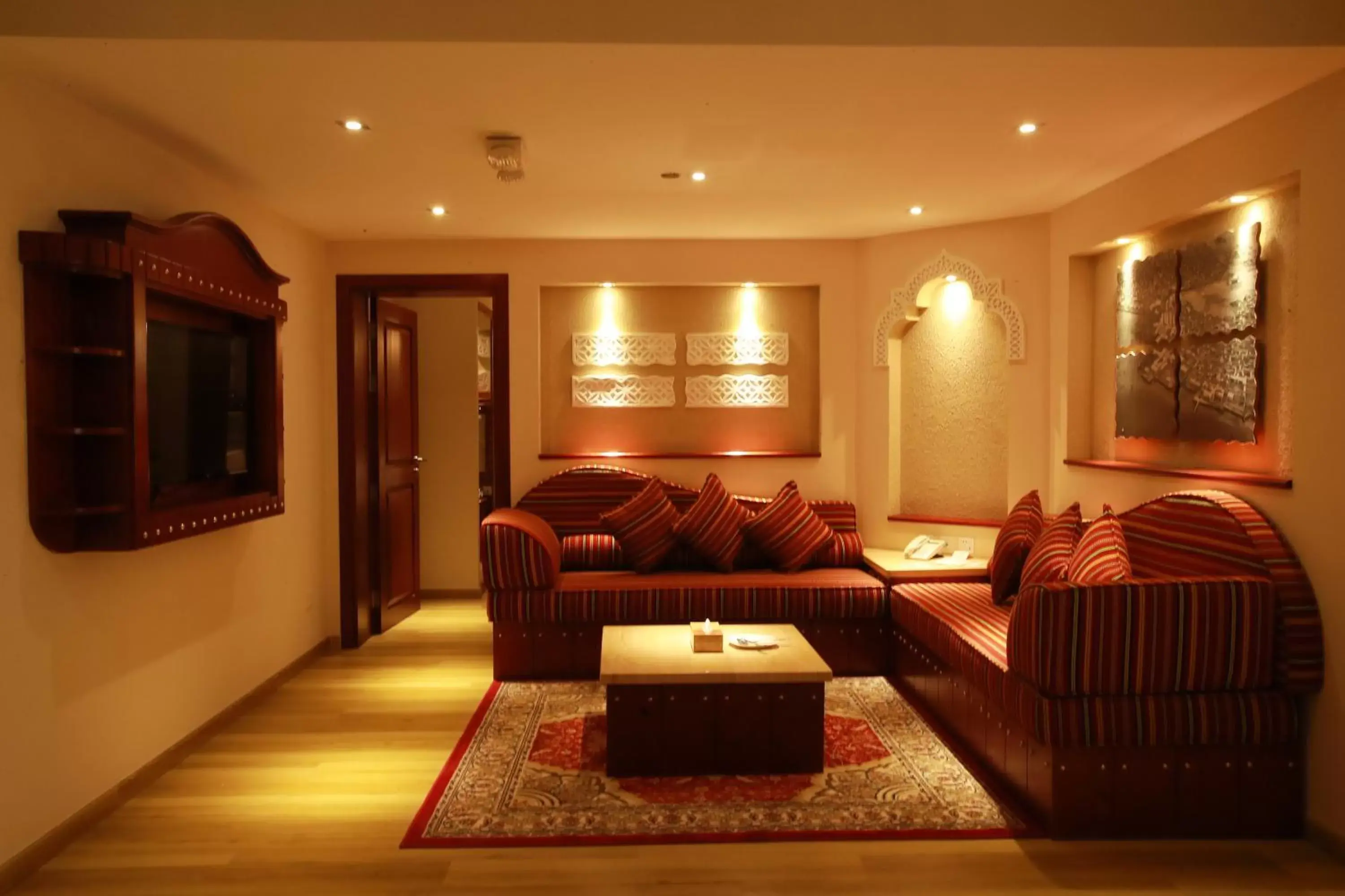Living room, Seating Area in Al Liwan Suites Rawdat Al Khail
