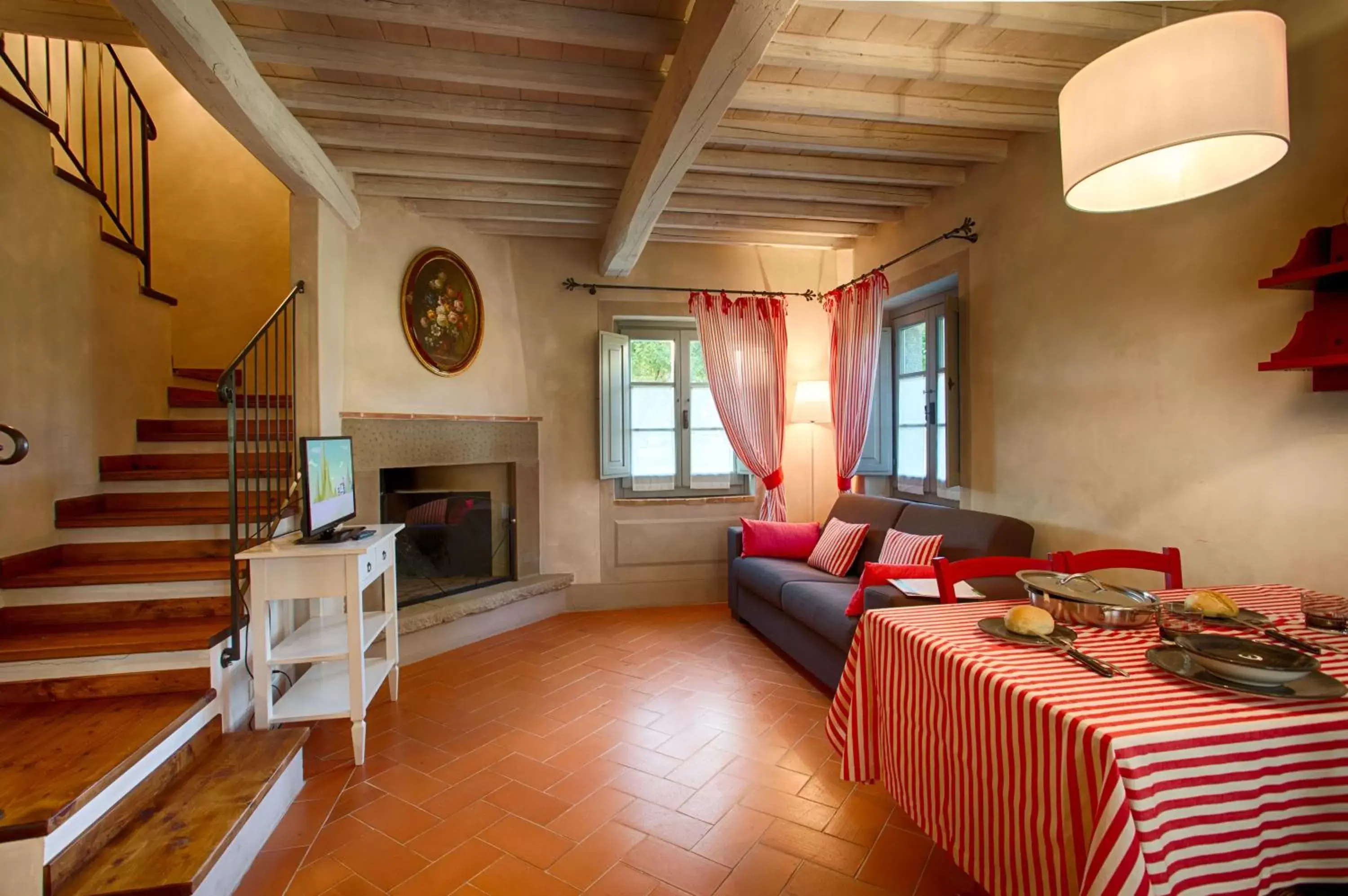 Living room, Seating Area in Podere San Pietro Resort