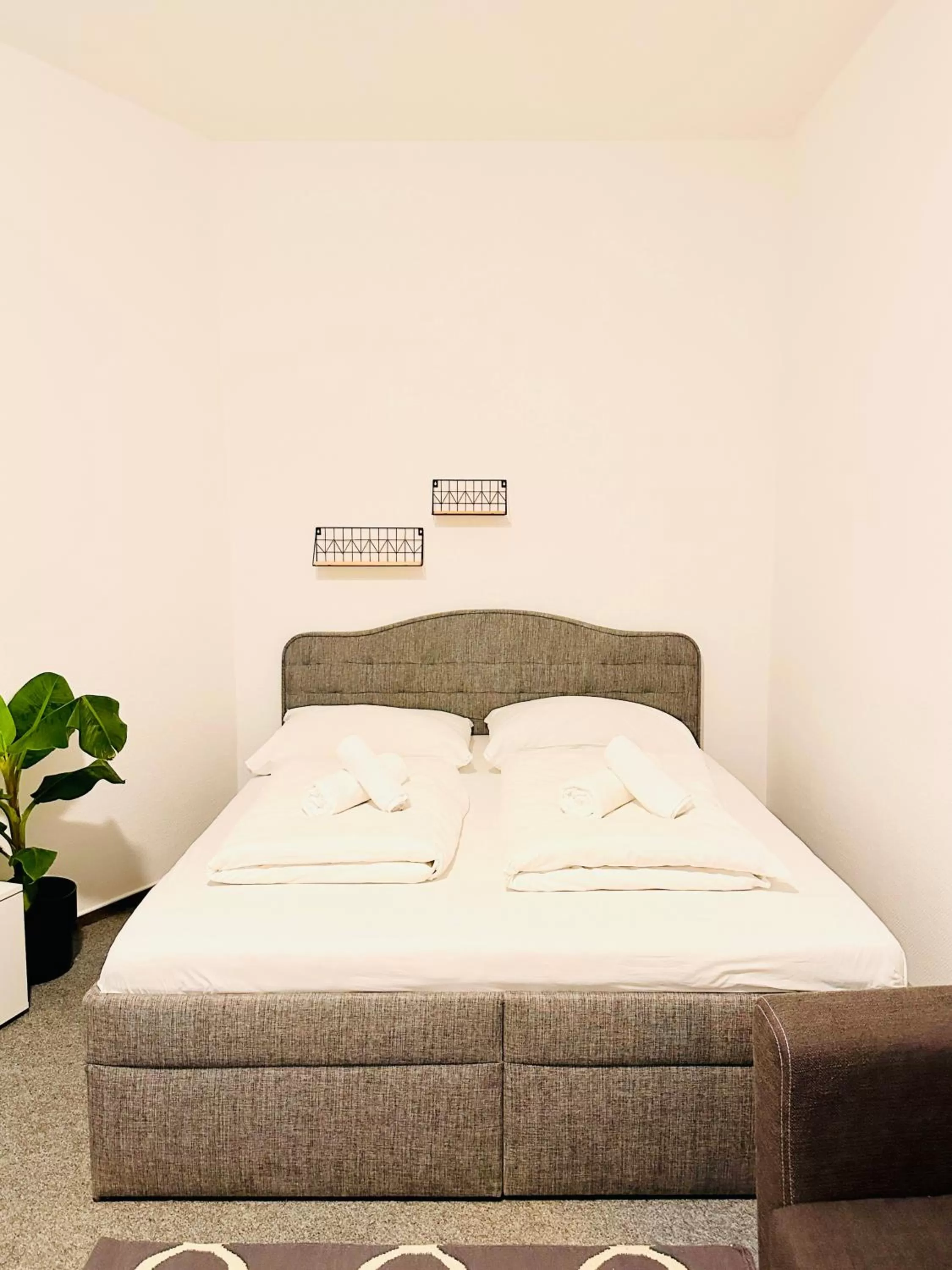 Bed in Saale, Marktplatz Zentrum, Apartmenthaus am Dom von Plant Room