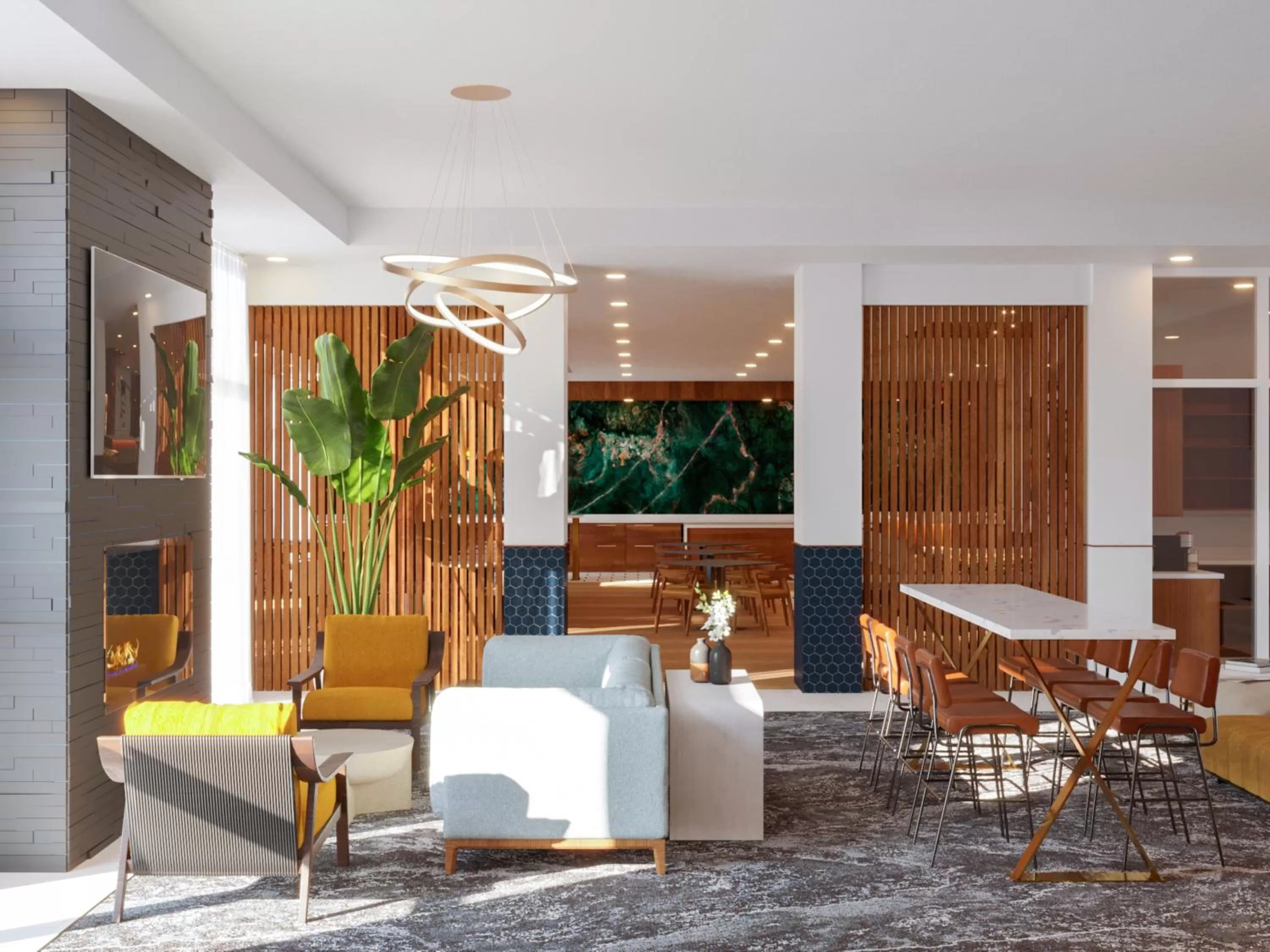 Seating area in DoubleTree by Hilton Houston Westchase