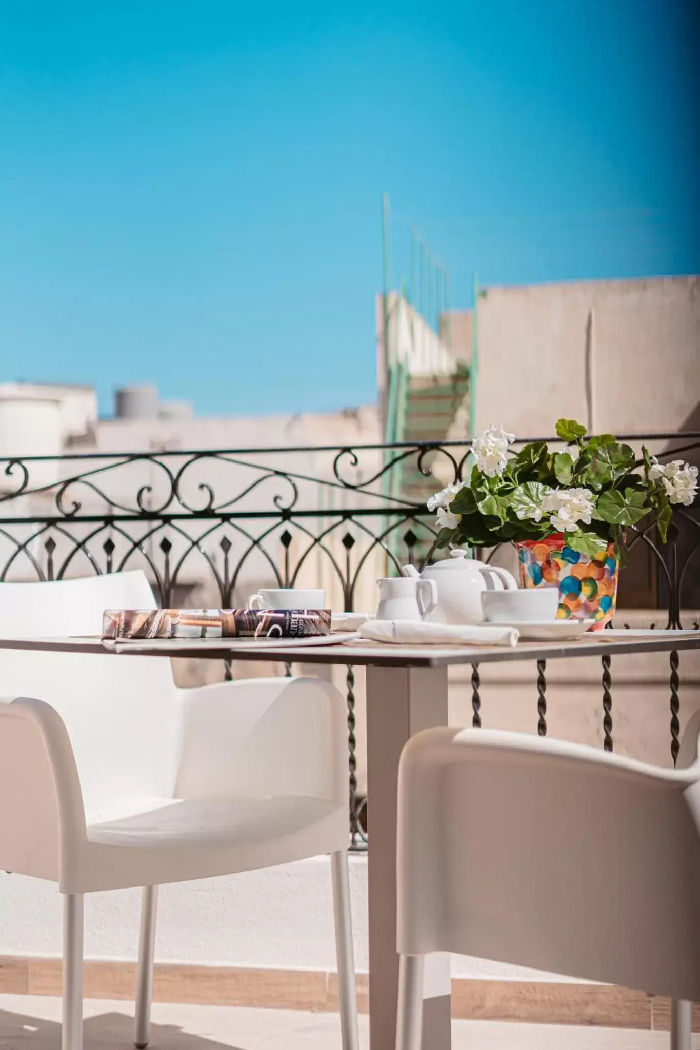 Balcony/Terrace in Palazzo Violetta Boutique Hotel