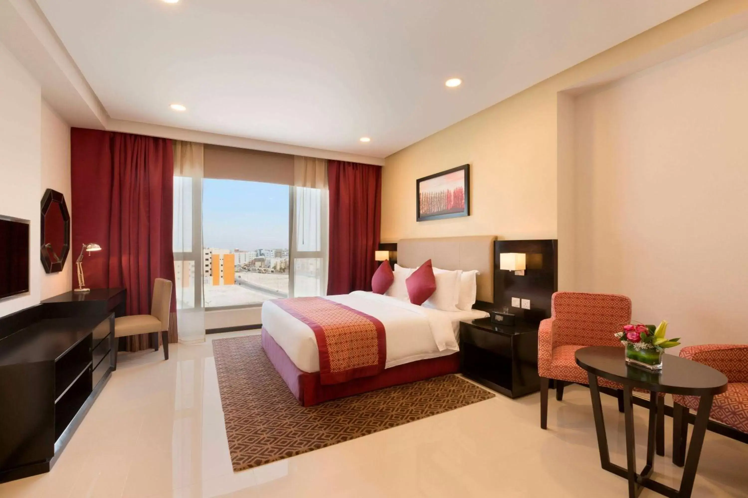 Bed in Ramada Hotel and Suites Amwaj Islands