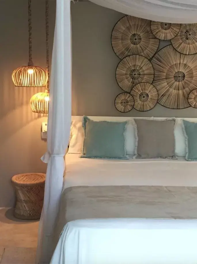 Bed in Mahona Boutique Hotel