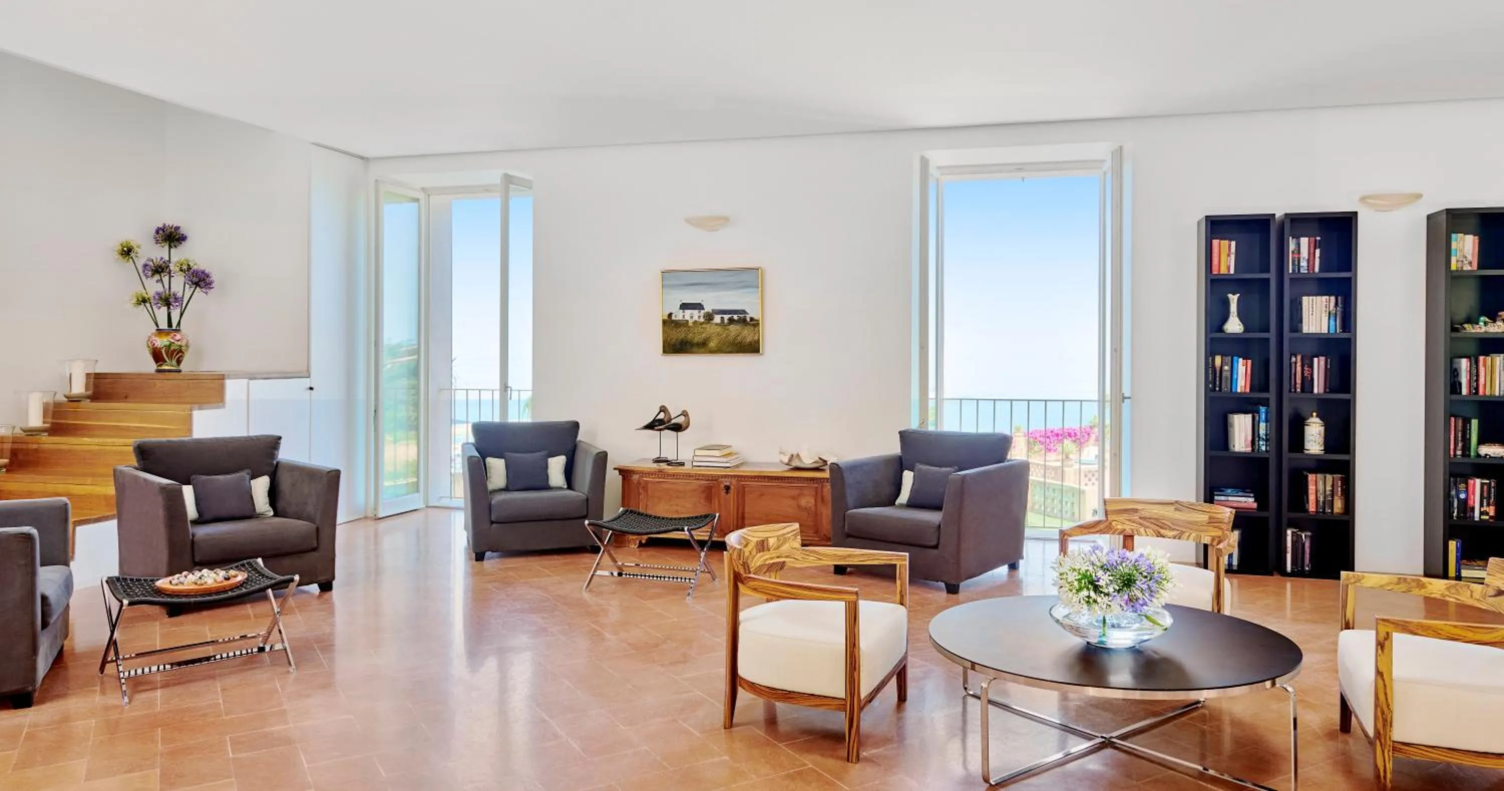 Lobby or reception in Villa Paola