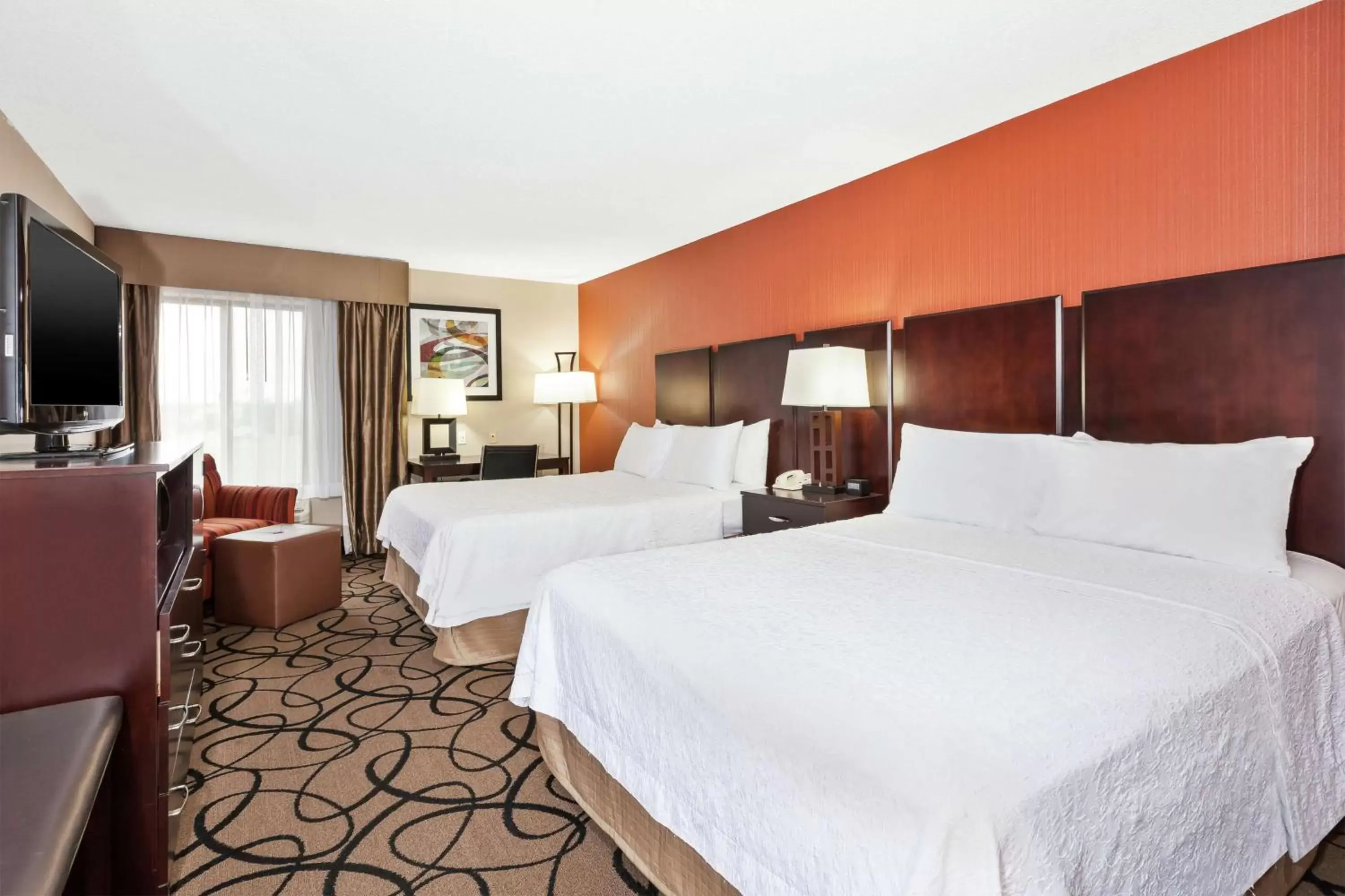 Bedroom, Bed in Hampton Inn Monroe Bedroom, Bed in Hampton Inn Monroe