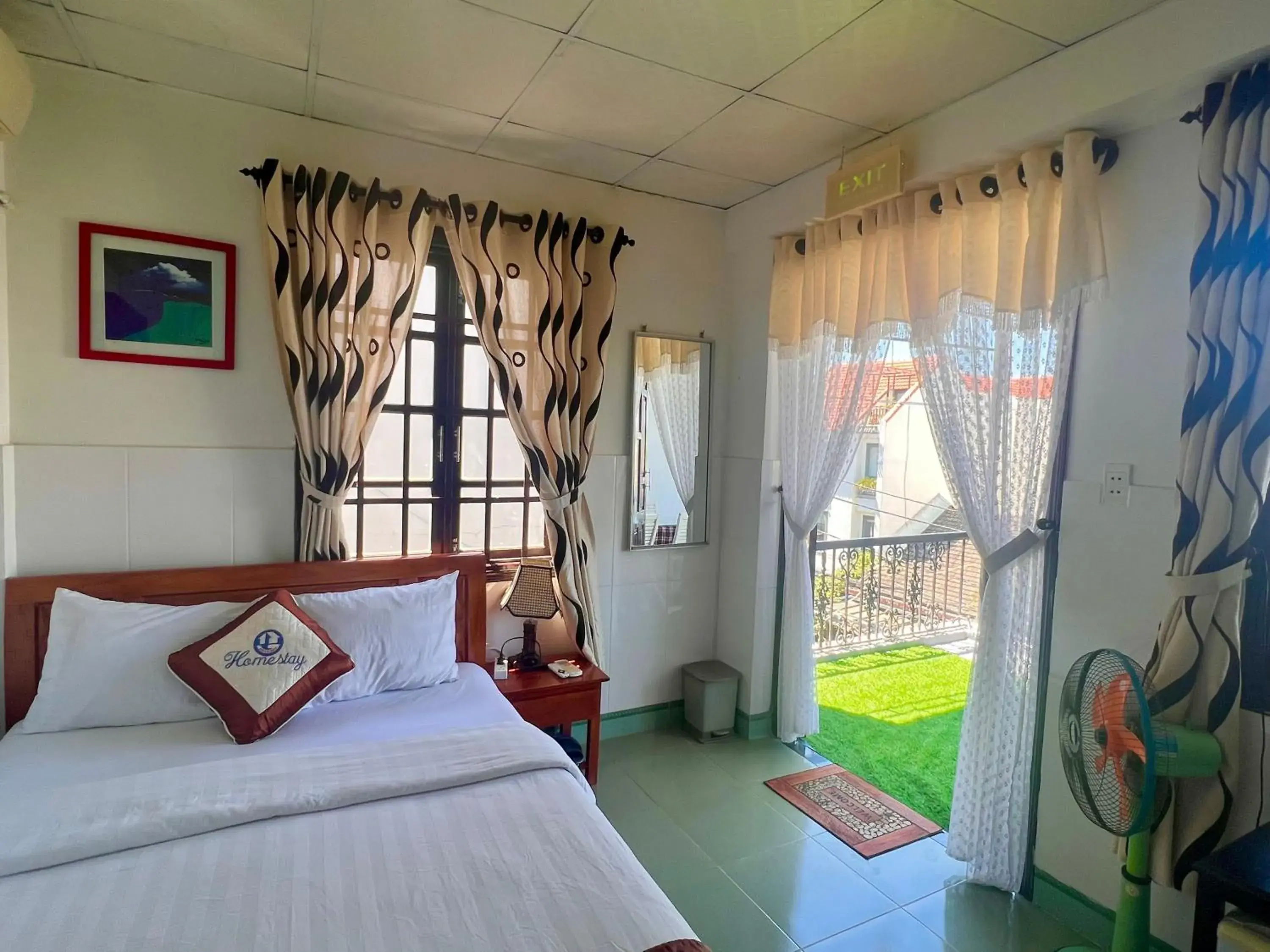 Photo of the whole room, Bed in Hoi An Ngo Homestay