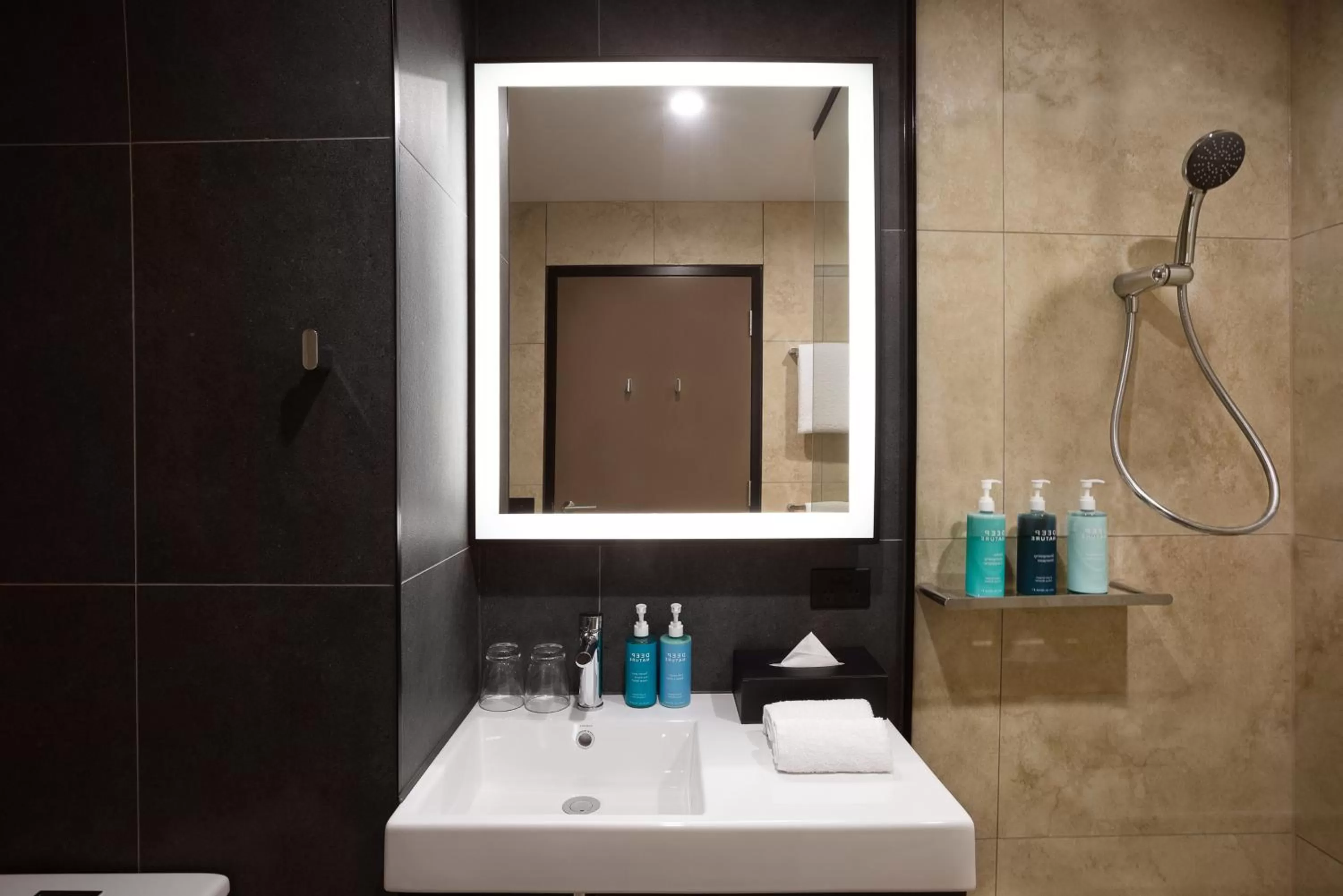 Shower in Novotel Devonport