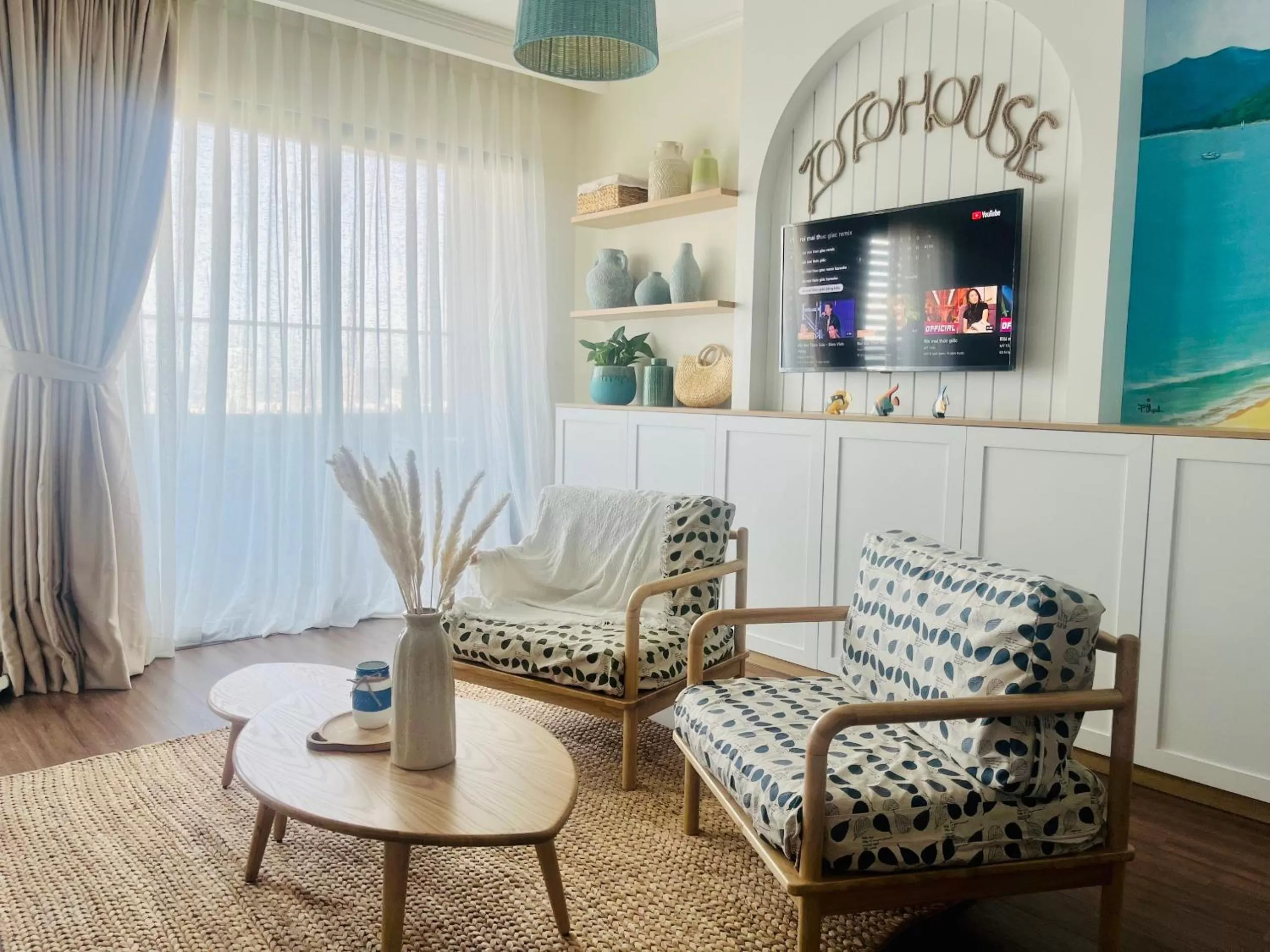 Seating area in FLC Sea Tower Quy Nhơn - Homostay