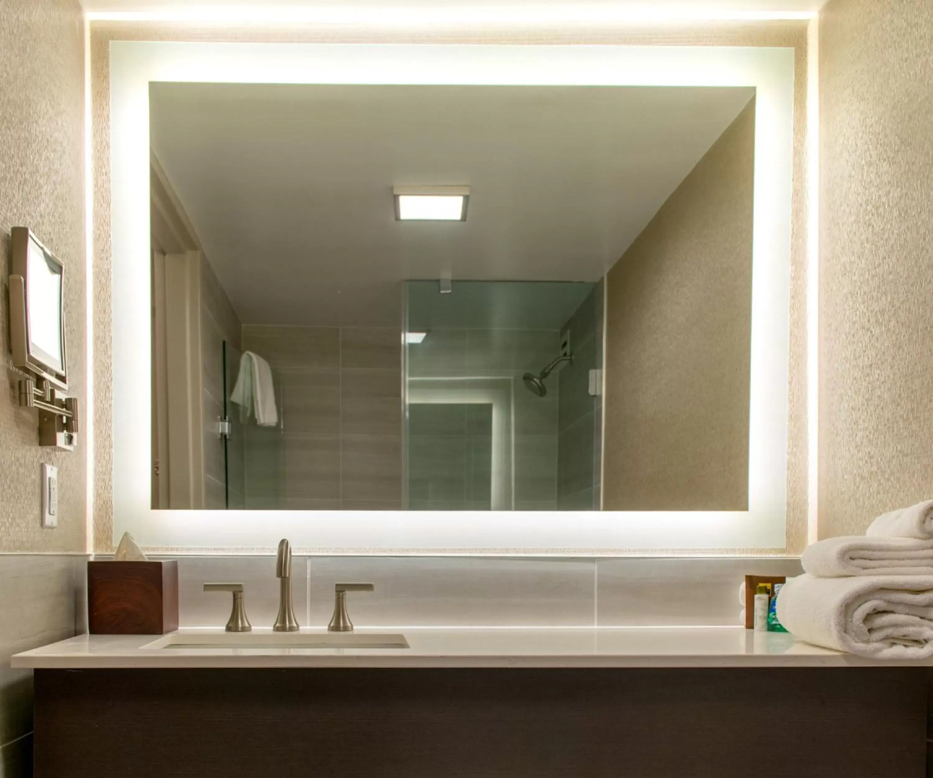 Bathroom in Crowne Plaza Hotel Executive Center Baton Rouge, an IHG Hotel