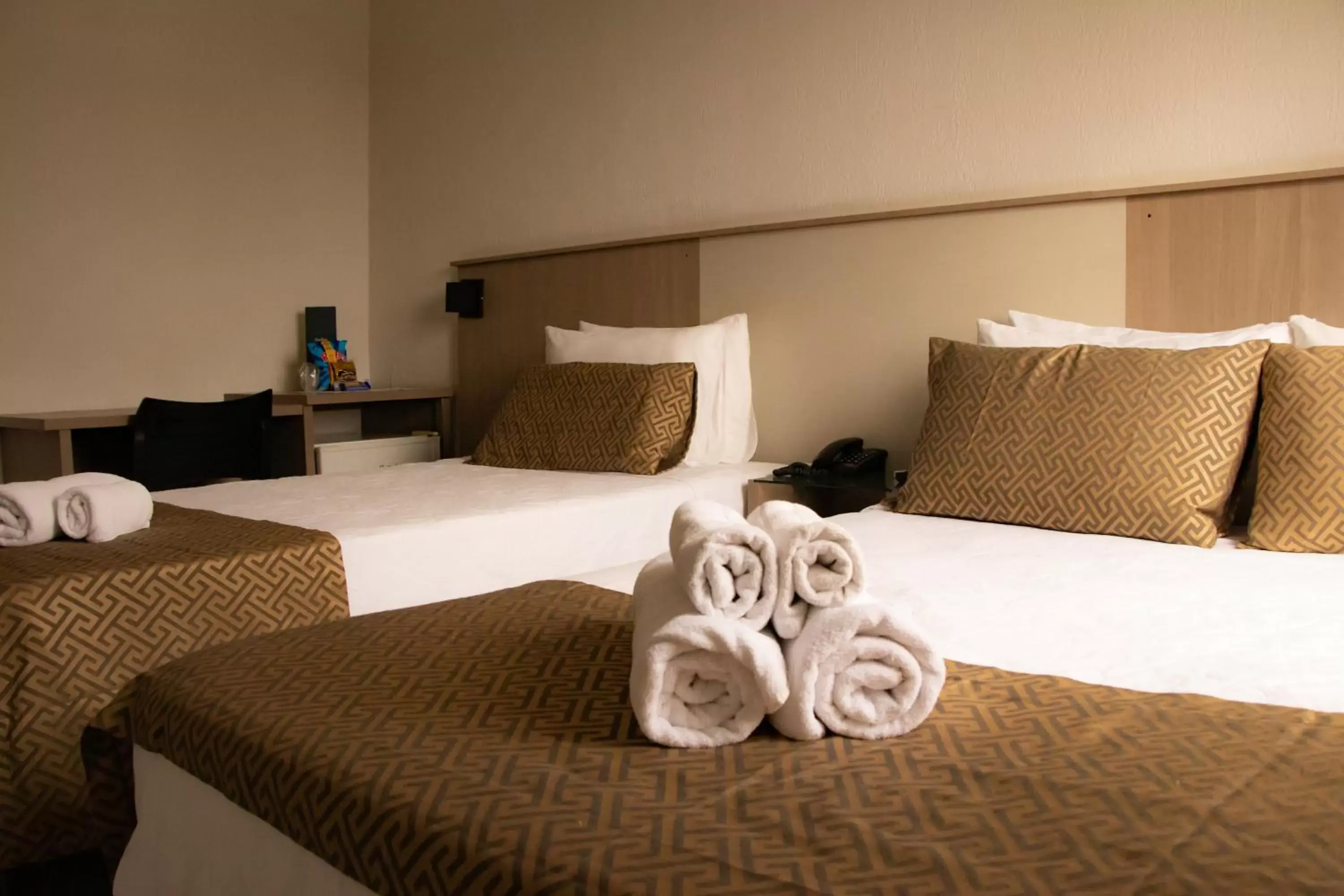 Bed in Iguassu Express Hotel