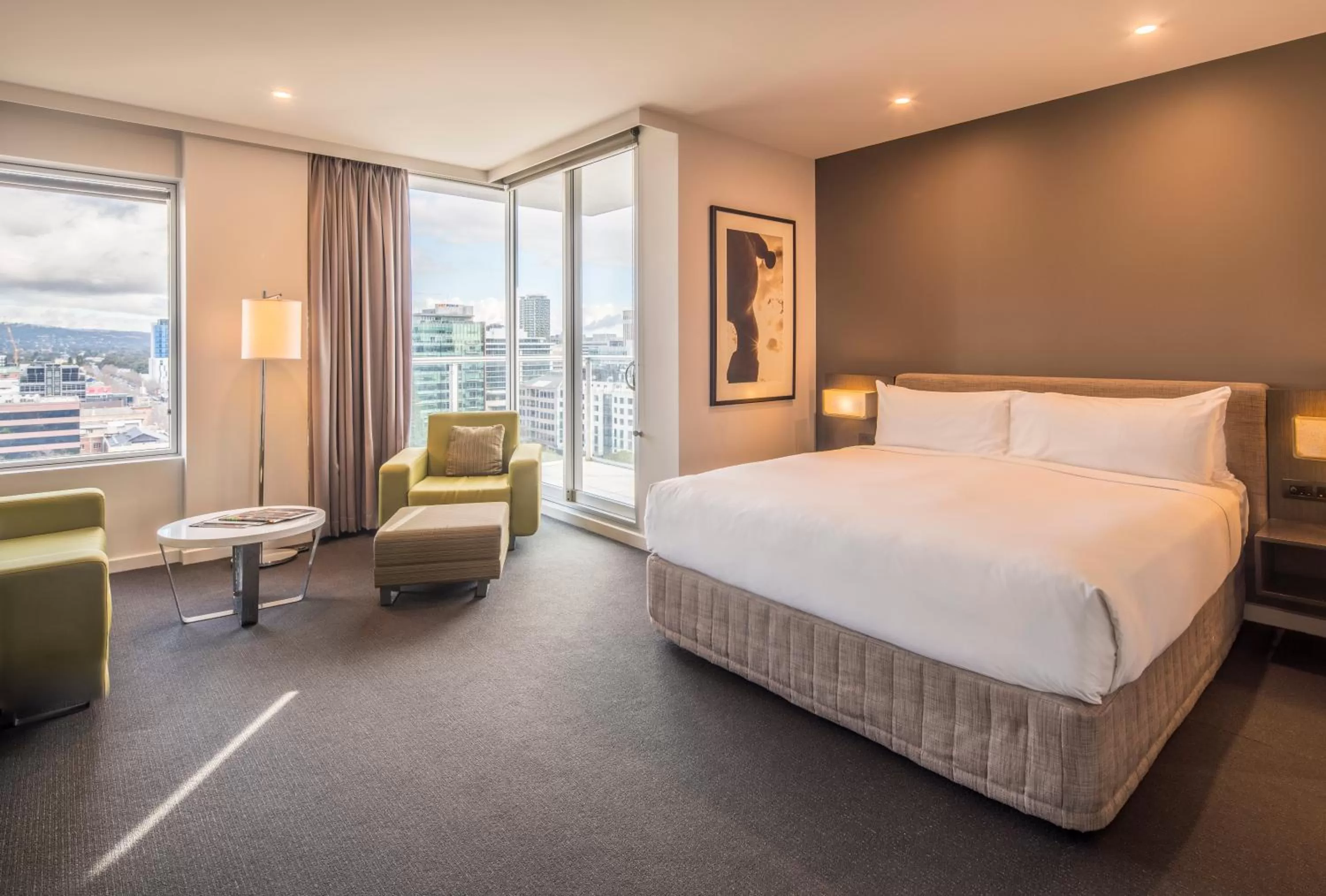 View (from property/room), Bed in Pullman Adelaide