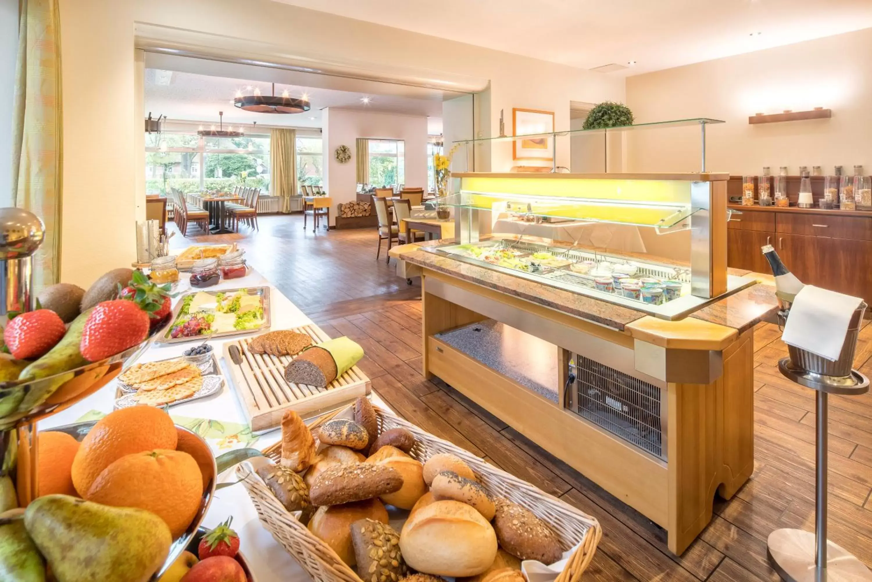 Buffet breakfast, Food in Flair Hotel Rieckmann