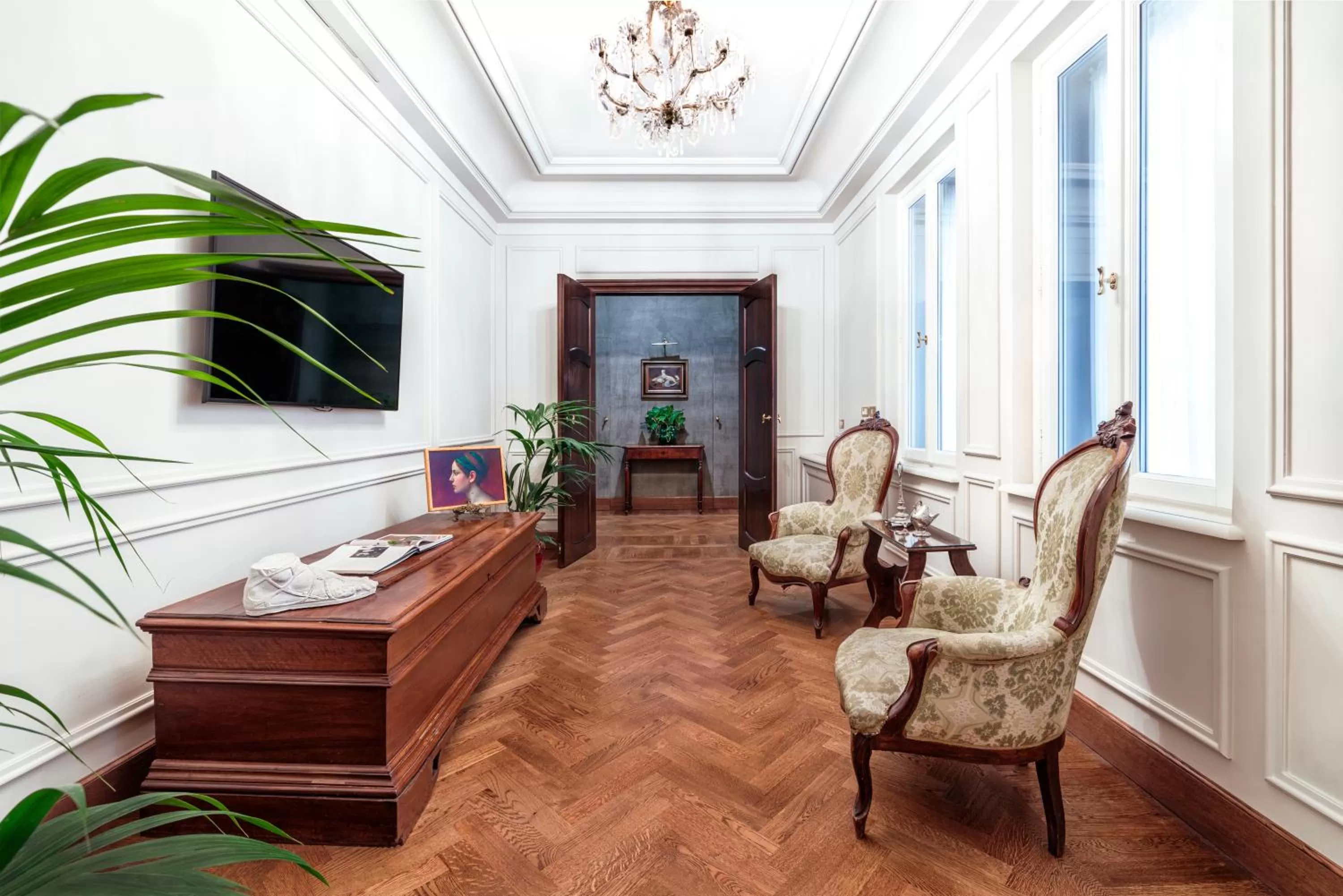 Living room in Hotel Locarno
