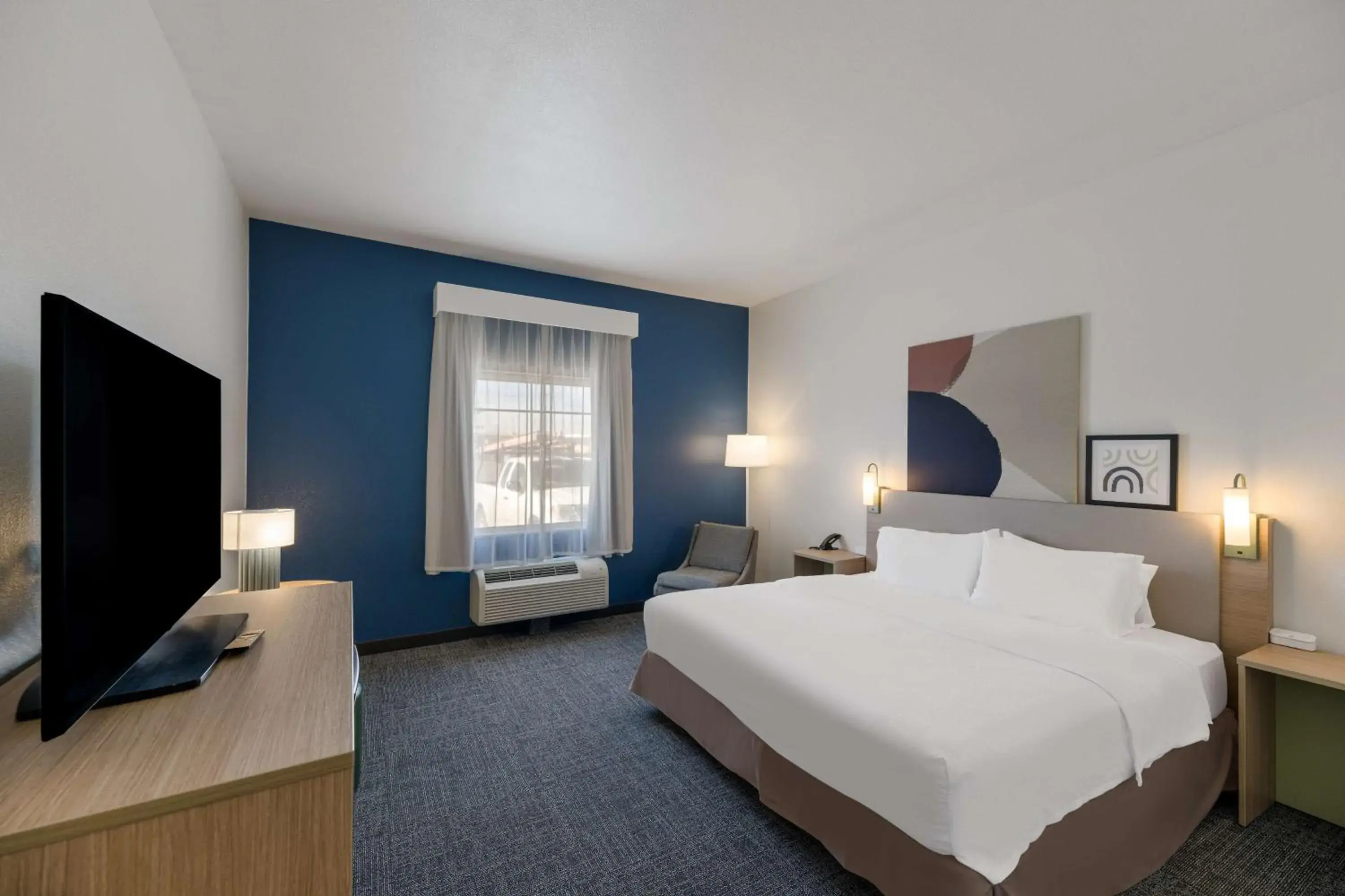 Bedroom, Bed in Spark by Hilton Midland South Bedroom, Bed in Spark by Hilton Midland South