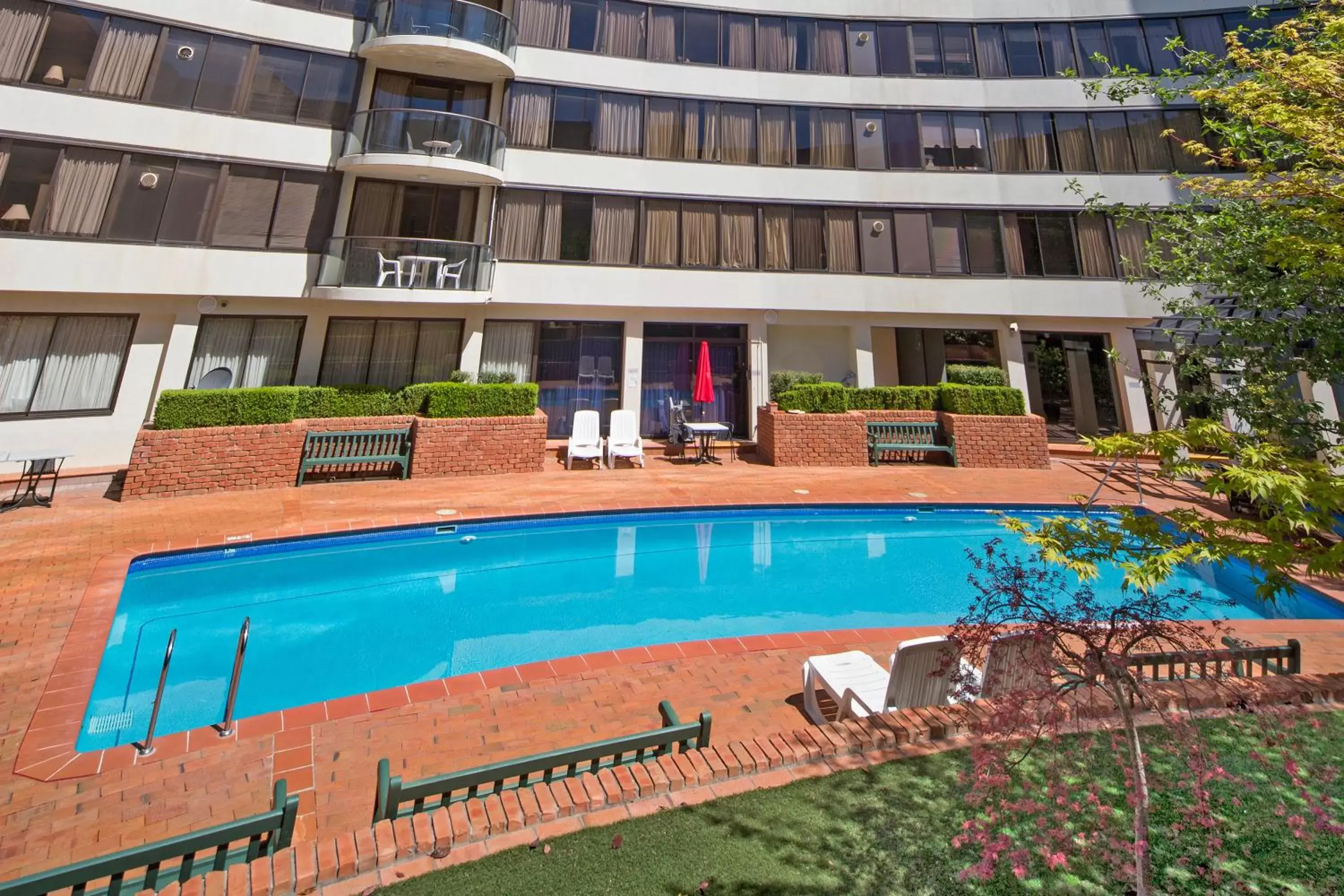 Swimming Pool in BreakFree Capital Tower Apartments