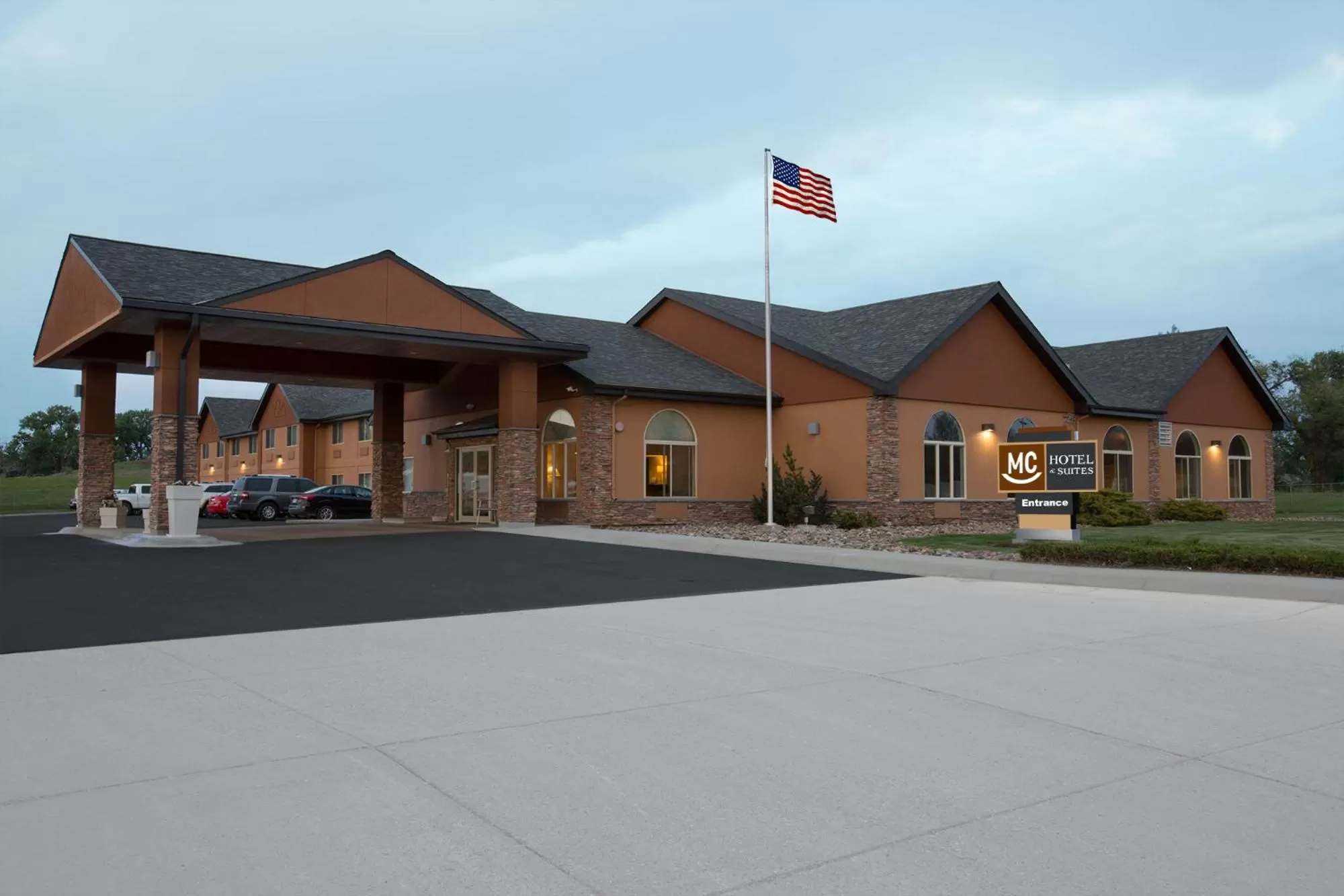 Property building in Miles City Hotel & Suites