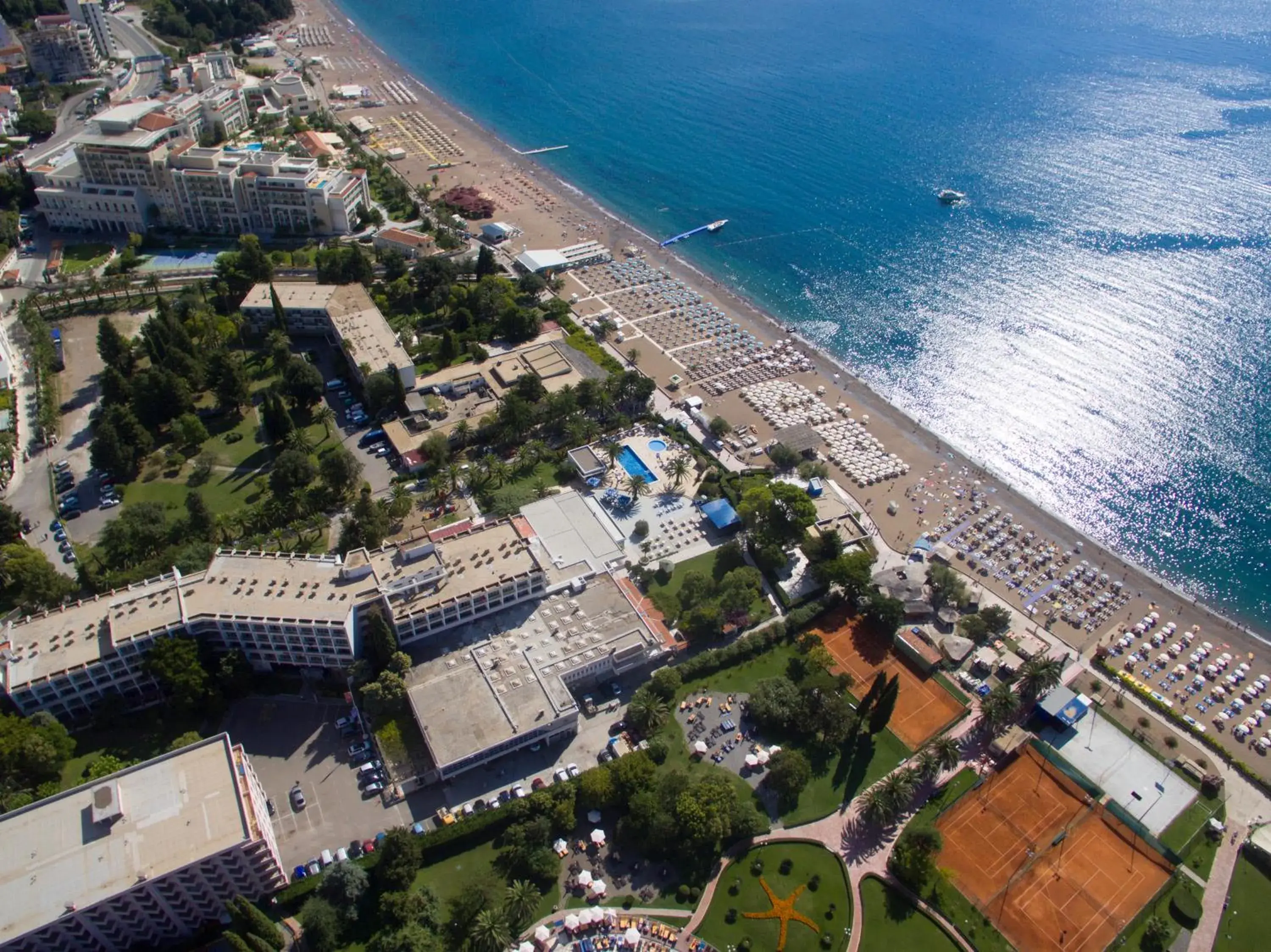 Bird's eye view, Bird's-eye View in Montenegro Beach Resort