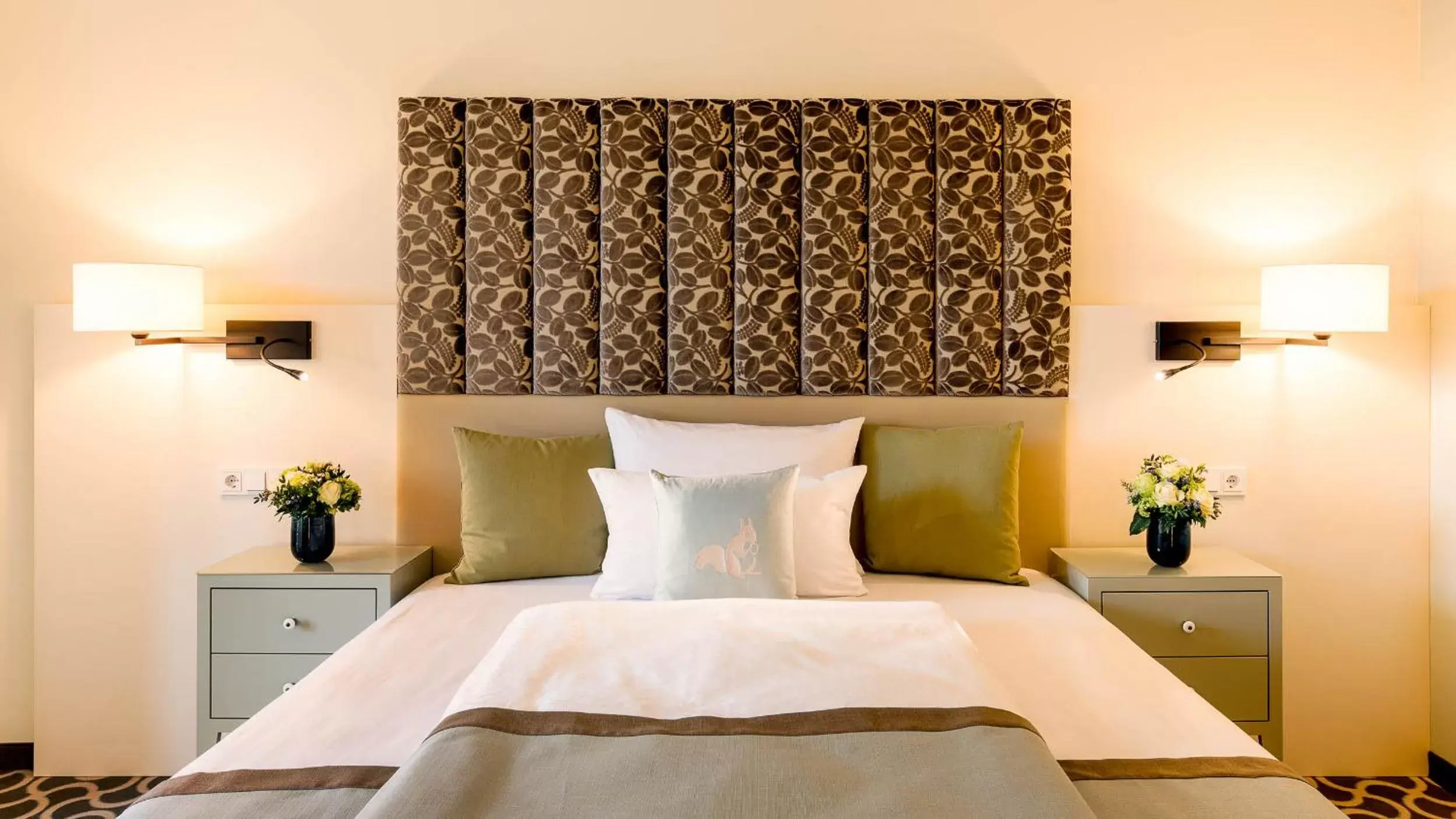 Bed in Parkhotel Rothof Bed in Parkhotel Rothof