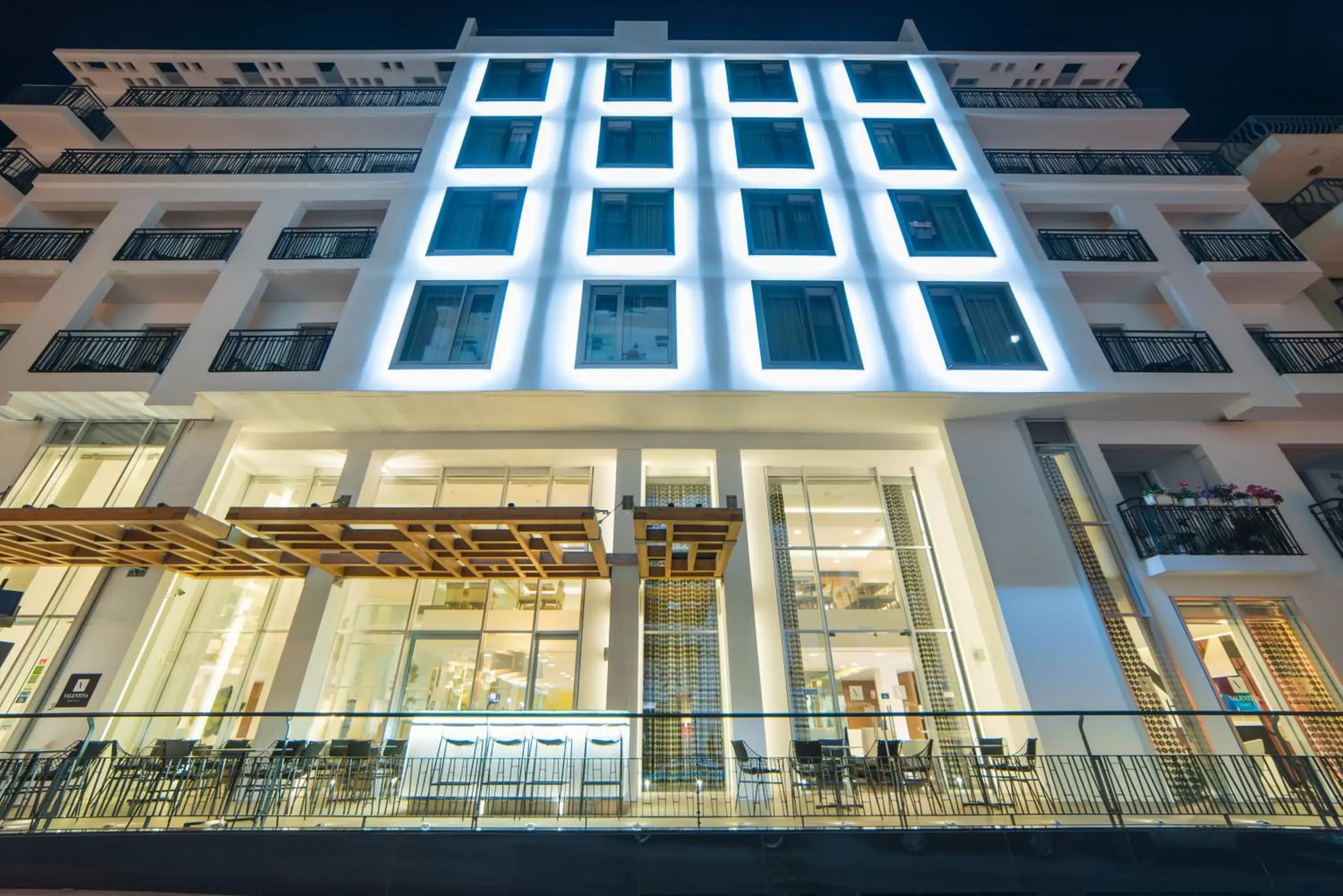 Facade/entrance, Property Building in Hotel Valentina