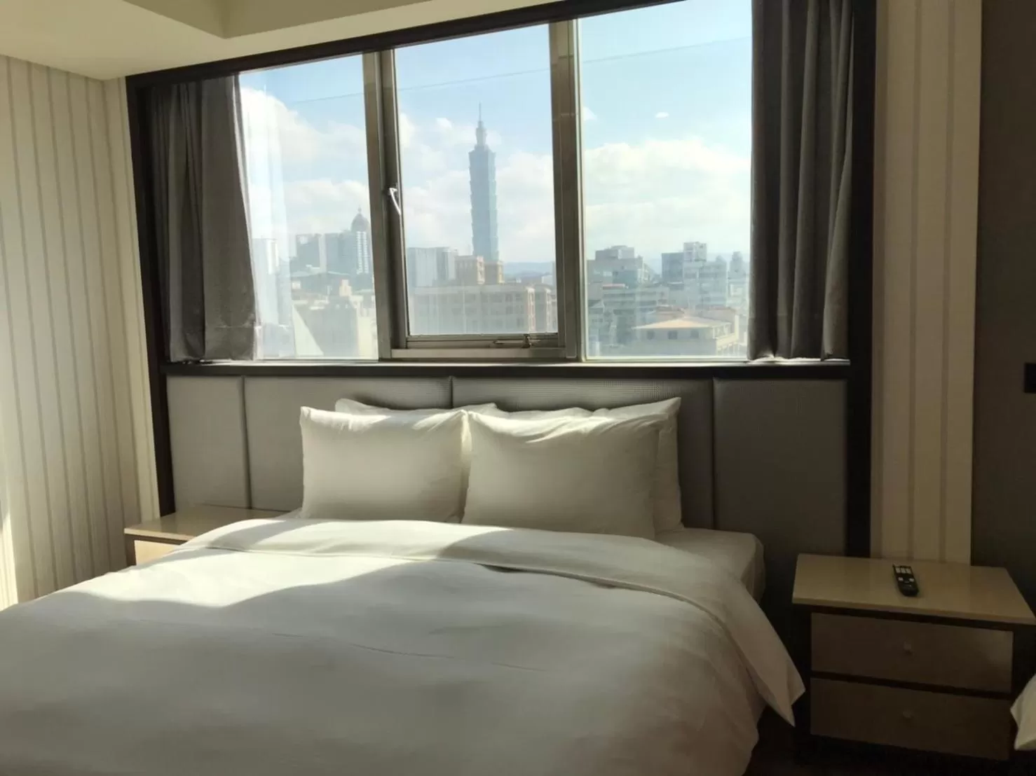 Bed in Hej Taipei Arena Hotel