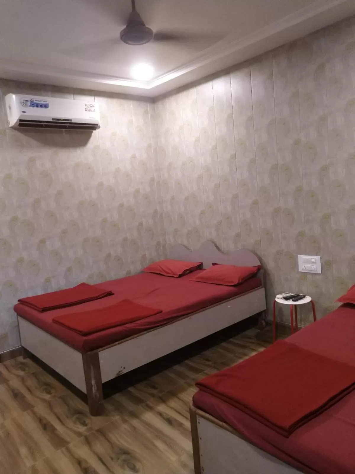 fireplace, Bed in Sayeban Hotel