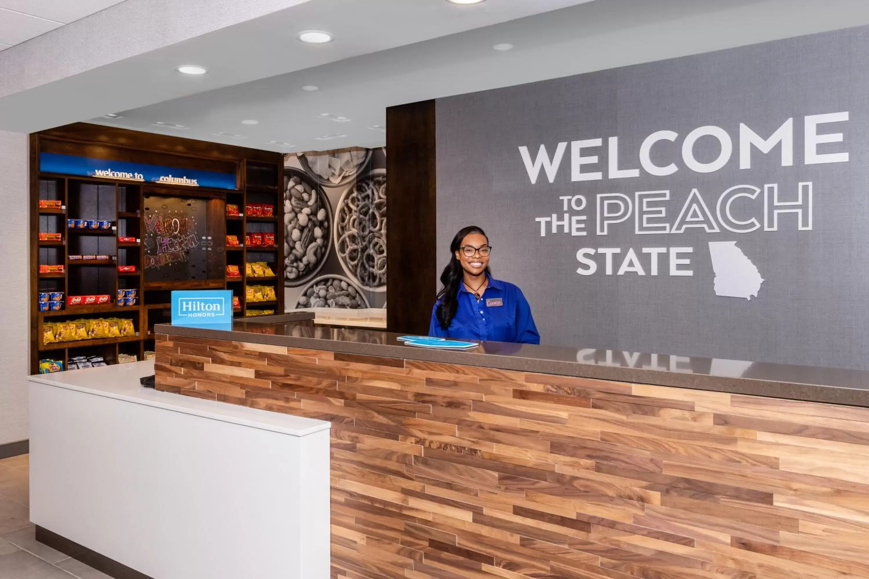 Lobby or reception, Lobby/Reception in Hampton Inn Columbus Downtown, Ga