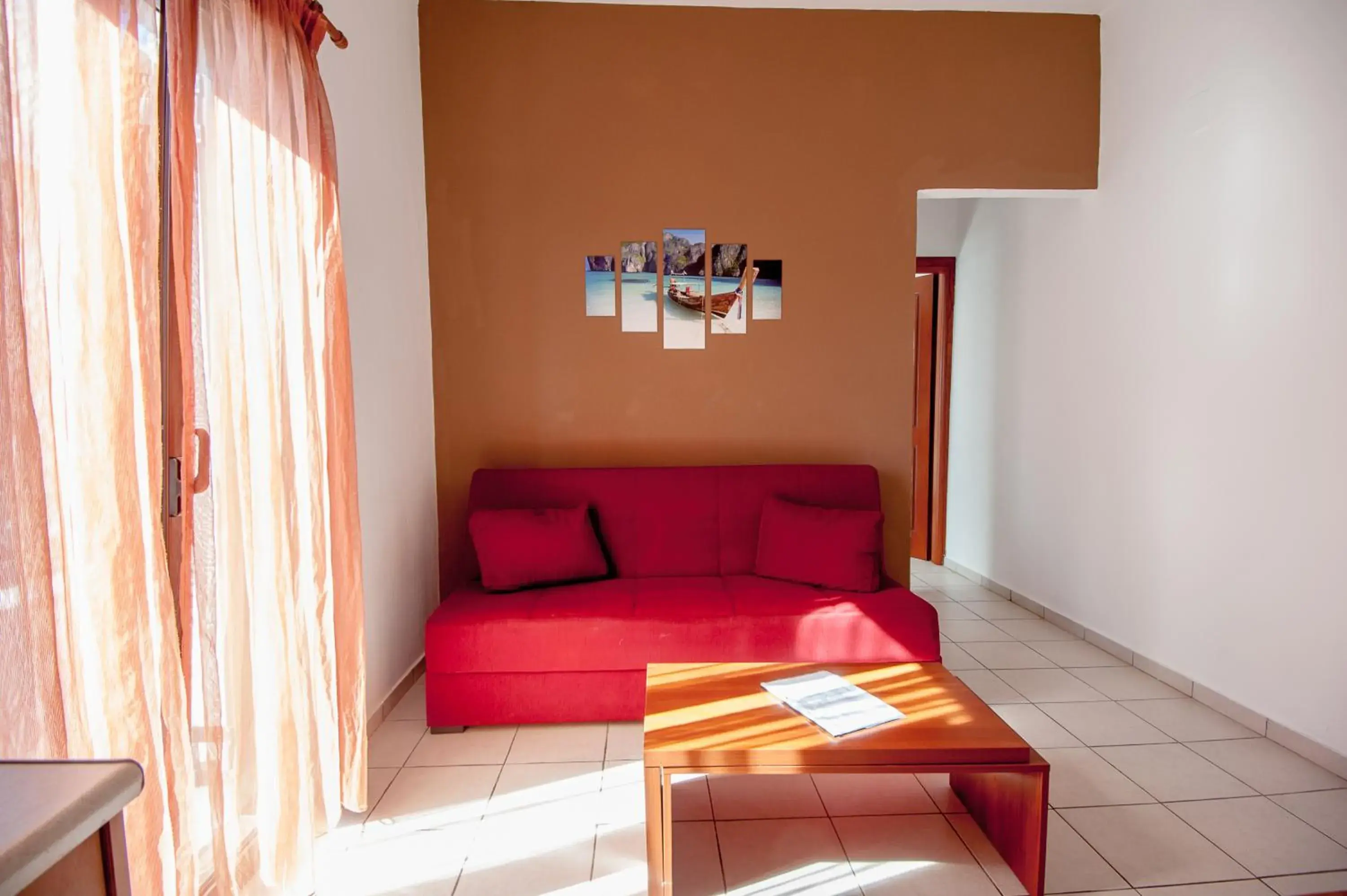 Seating Area in Elounda Sunrise Apartments