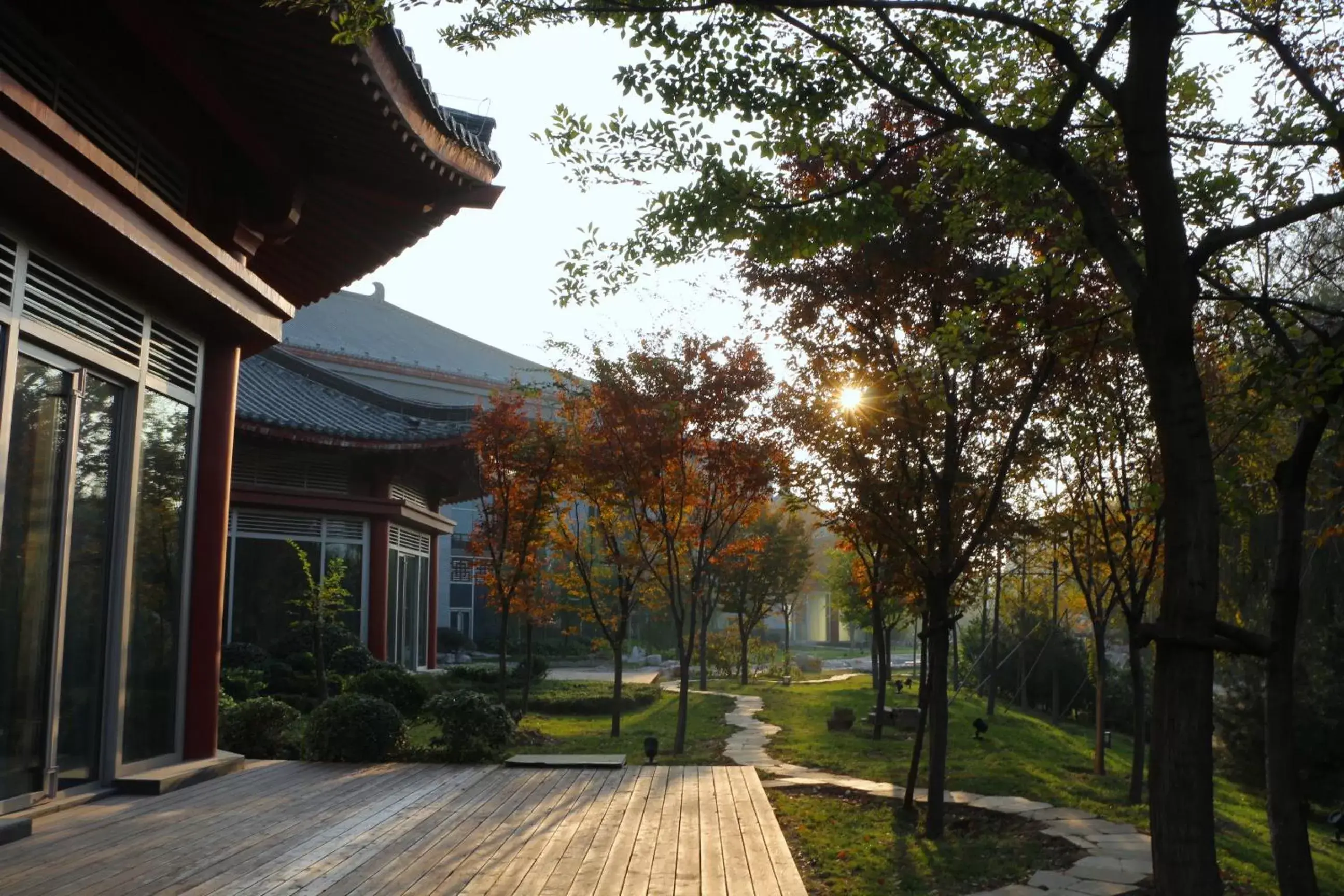 Garden view in Shangri-La Qufu