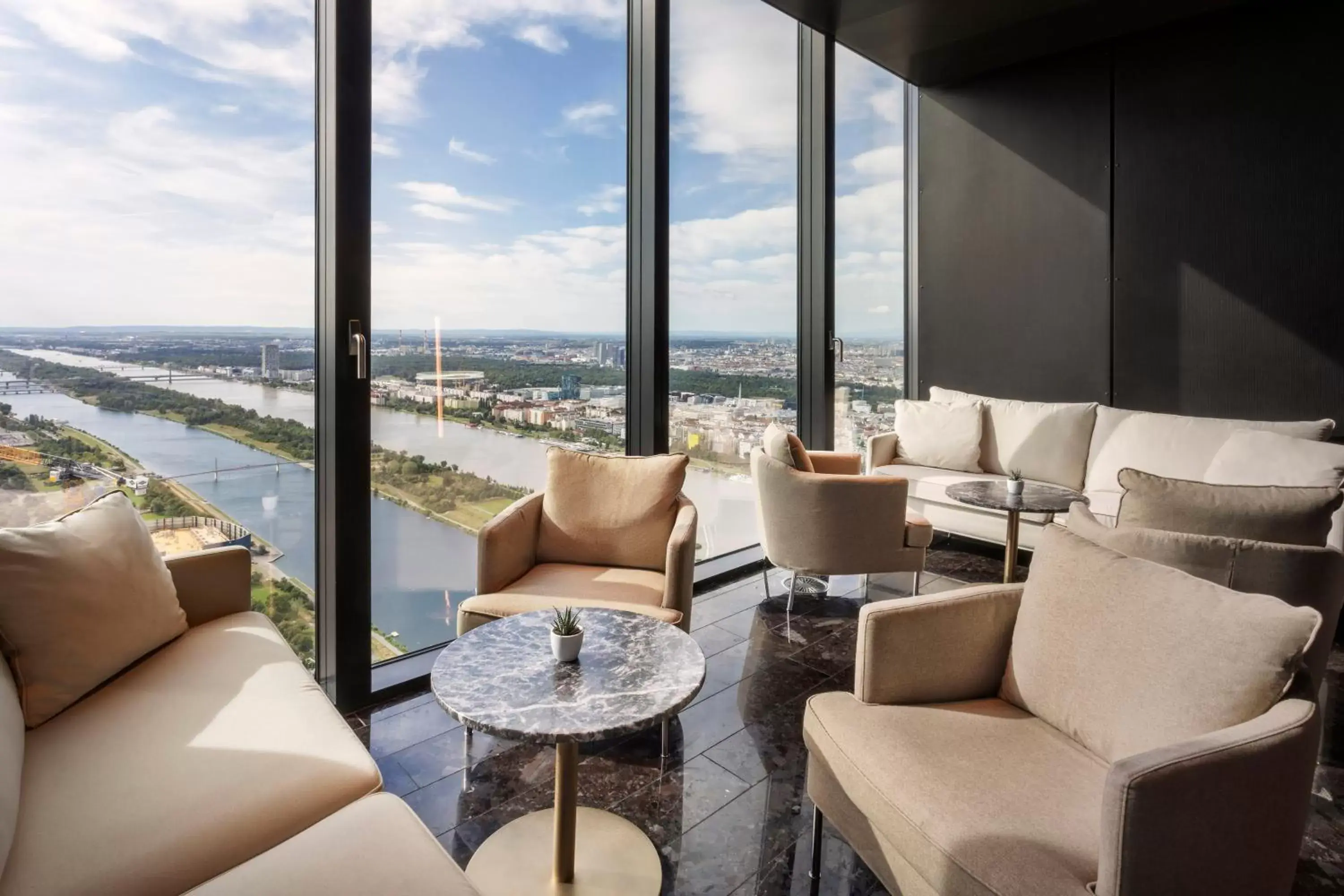 View (from property/room), Seating Area in Melia Vienna