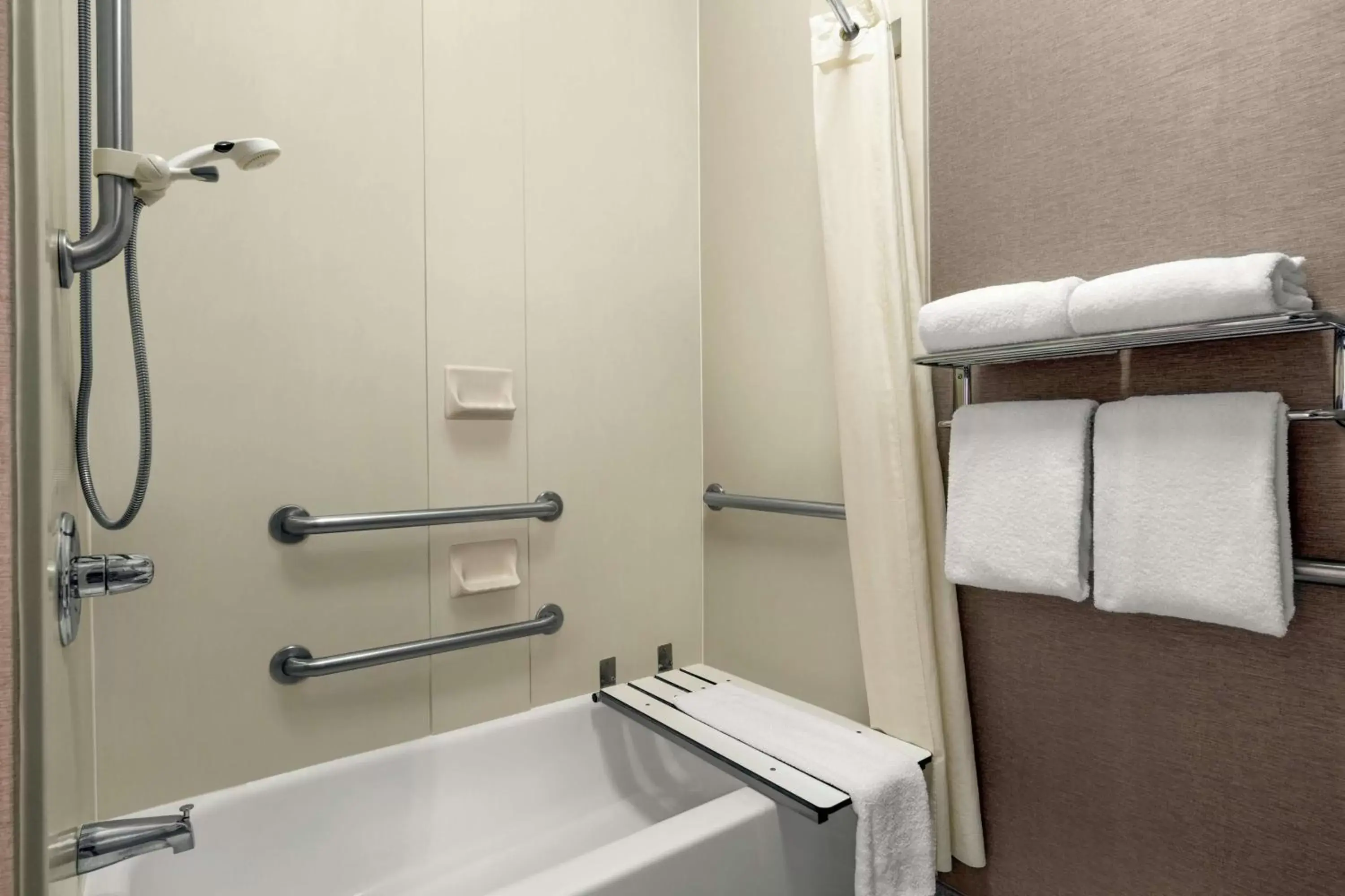 Bathroom in Homewood Suites by Hilton Providence-Warwick