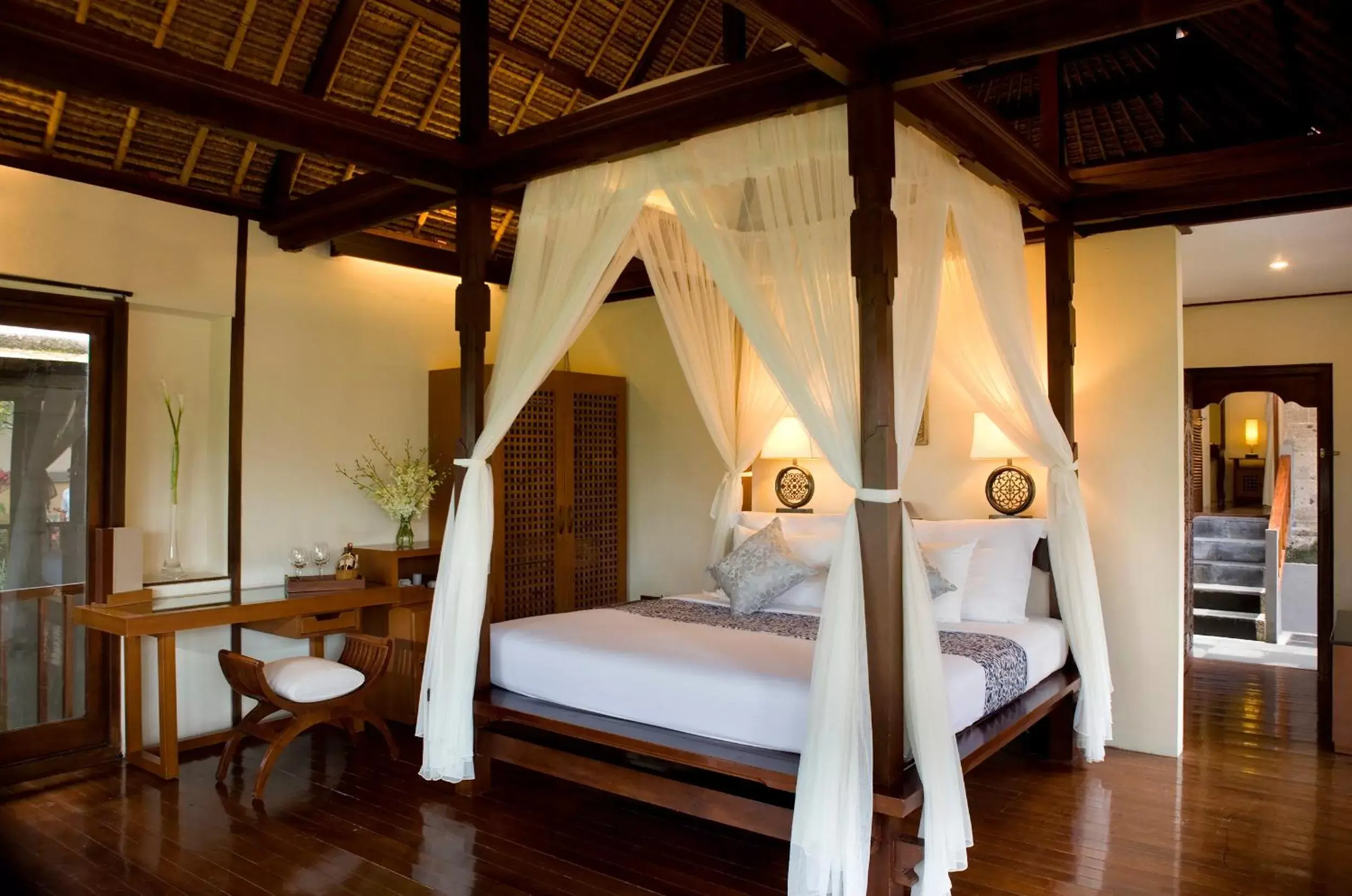 Bed in Kamandalu Ubud - CHSE Certified