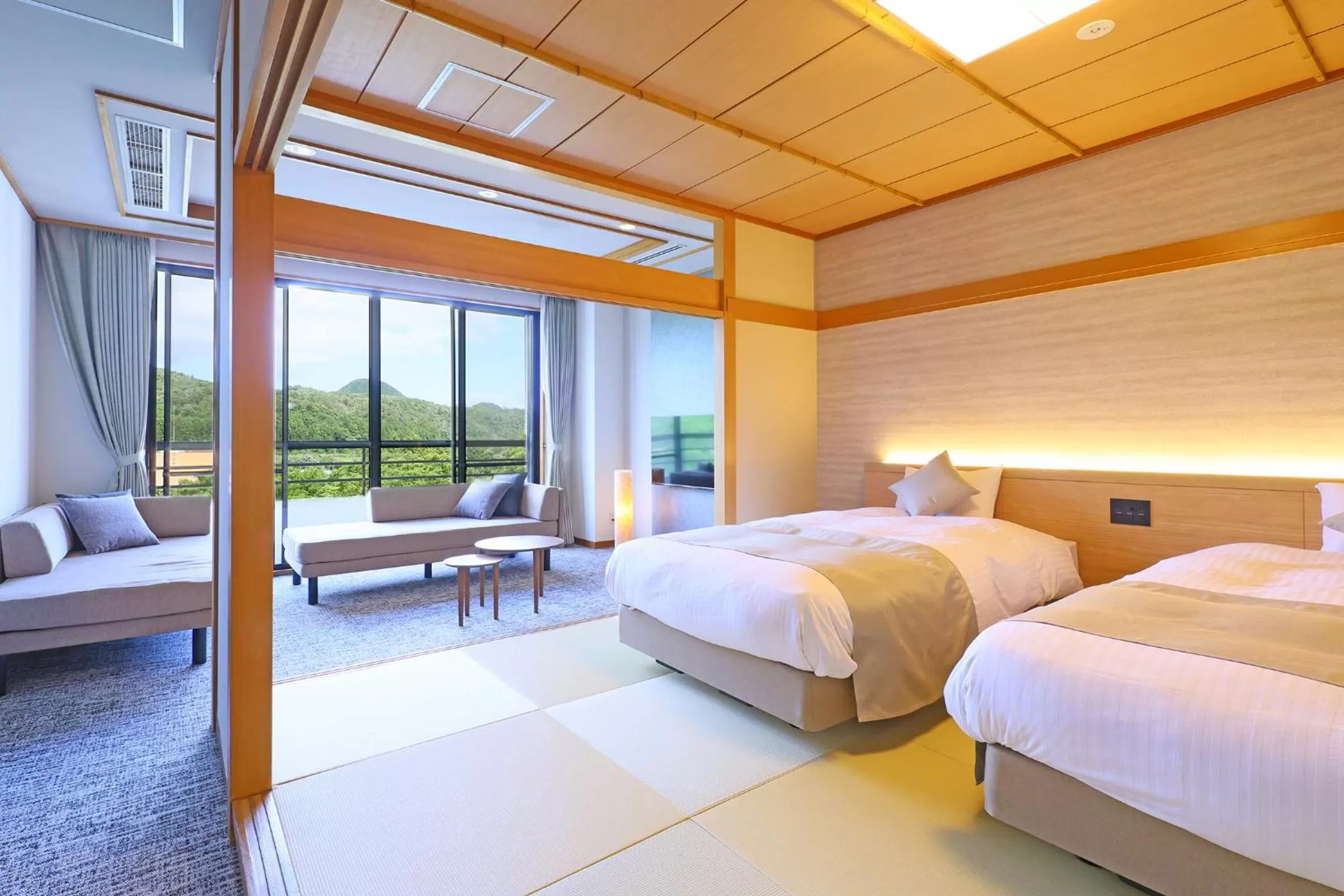 Photo of the whole room, Bed in TAOYA Akiu