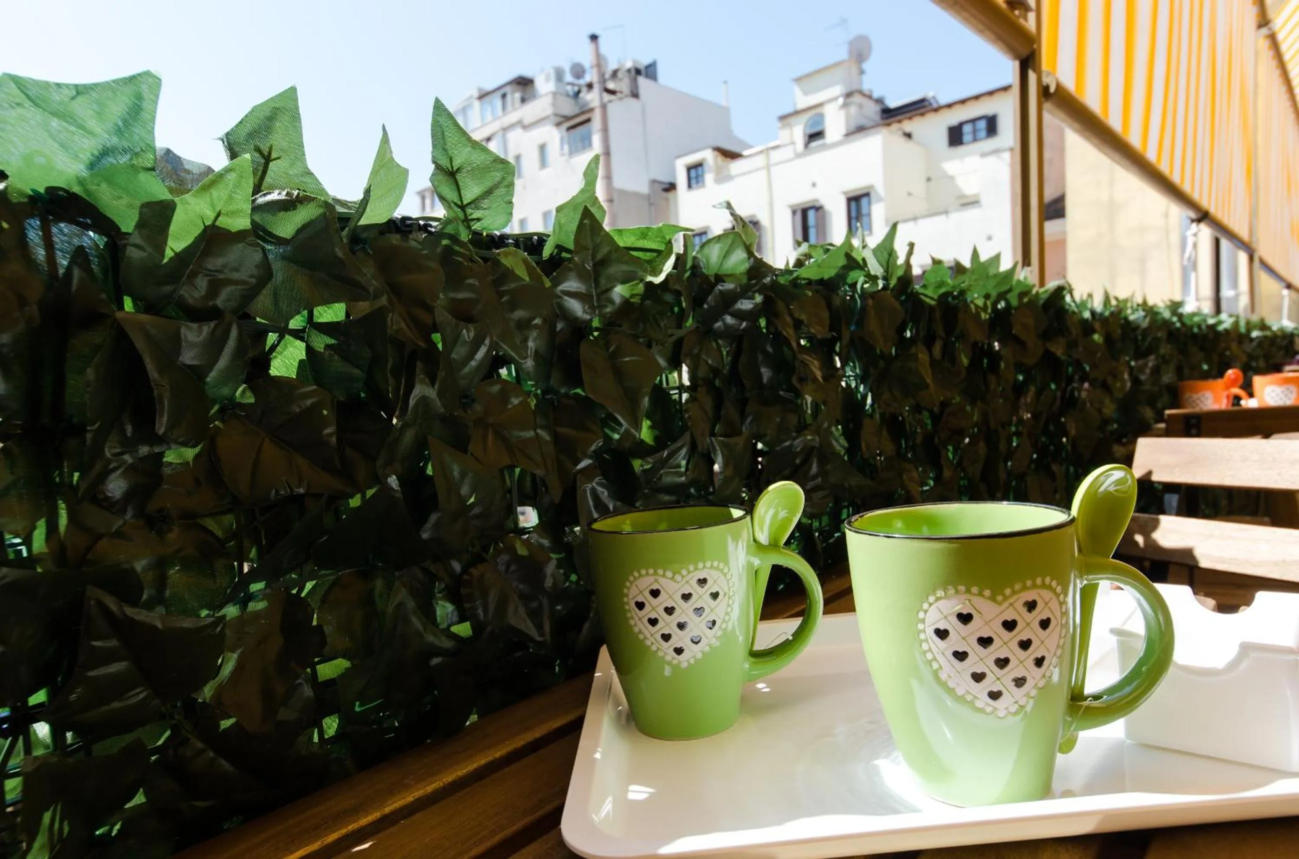 Balcony/Terrace in Gemme Di Roma Accomodation