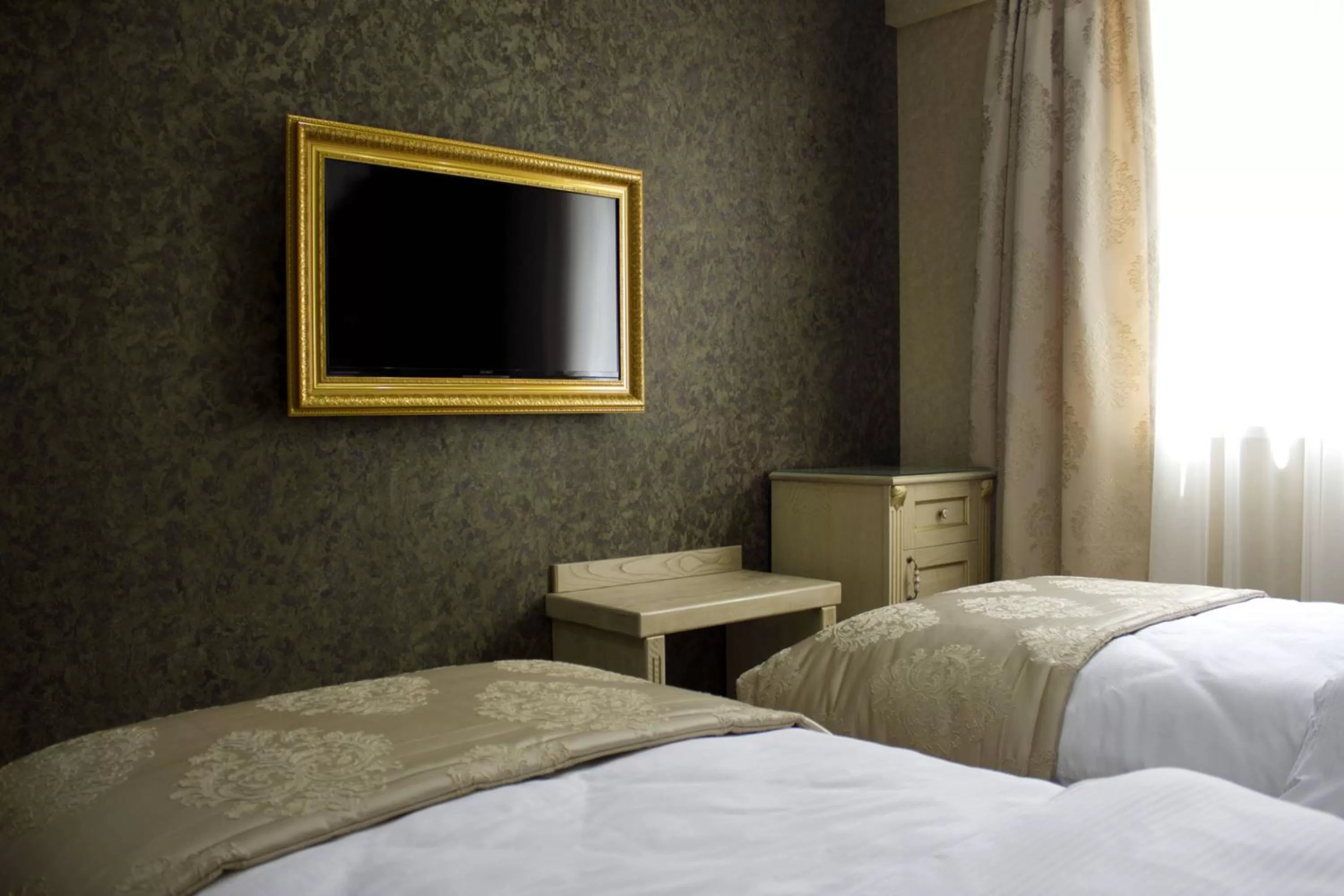 Decorative detail, Bed in Neapol Boutique Hotel