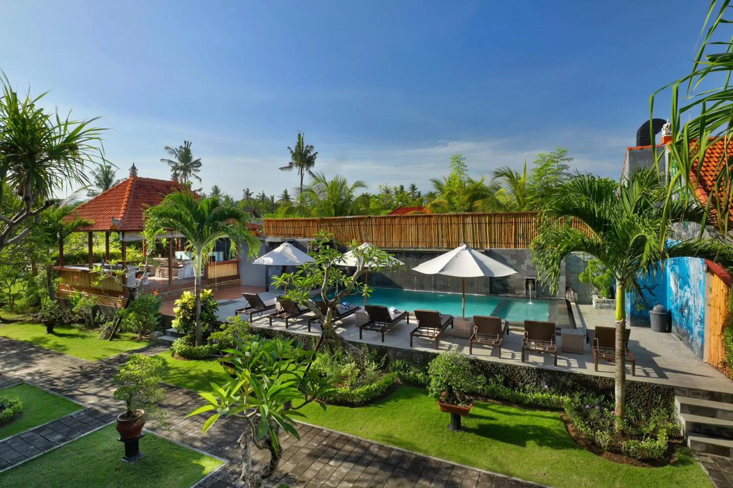 Pool View in Hotel Arsa Santhi Nusa Penida