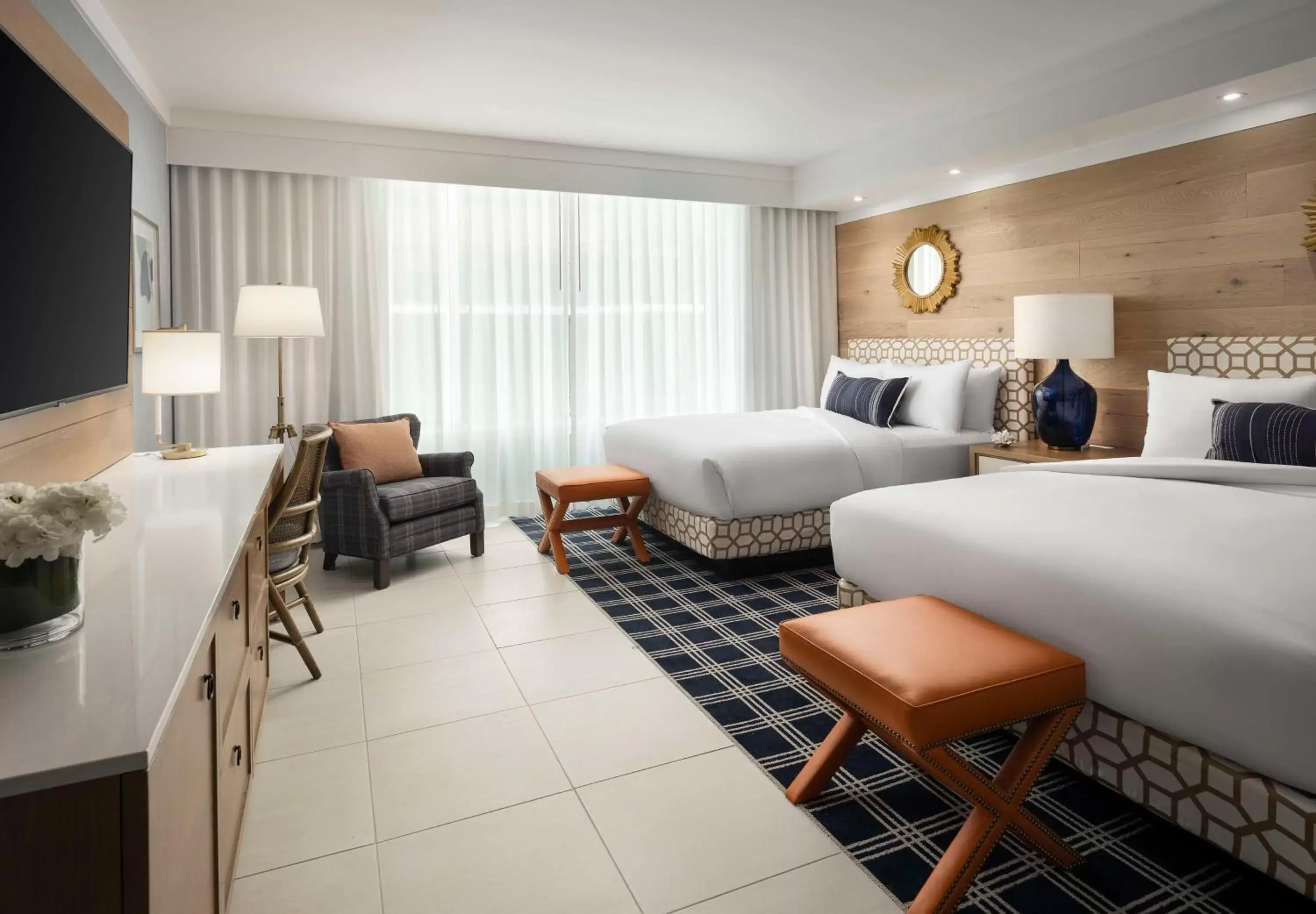 Bed, Seating Area in Hotel del Coronado, Curio Collection by Hilton