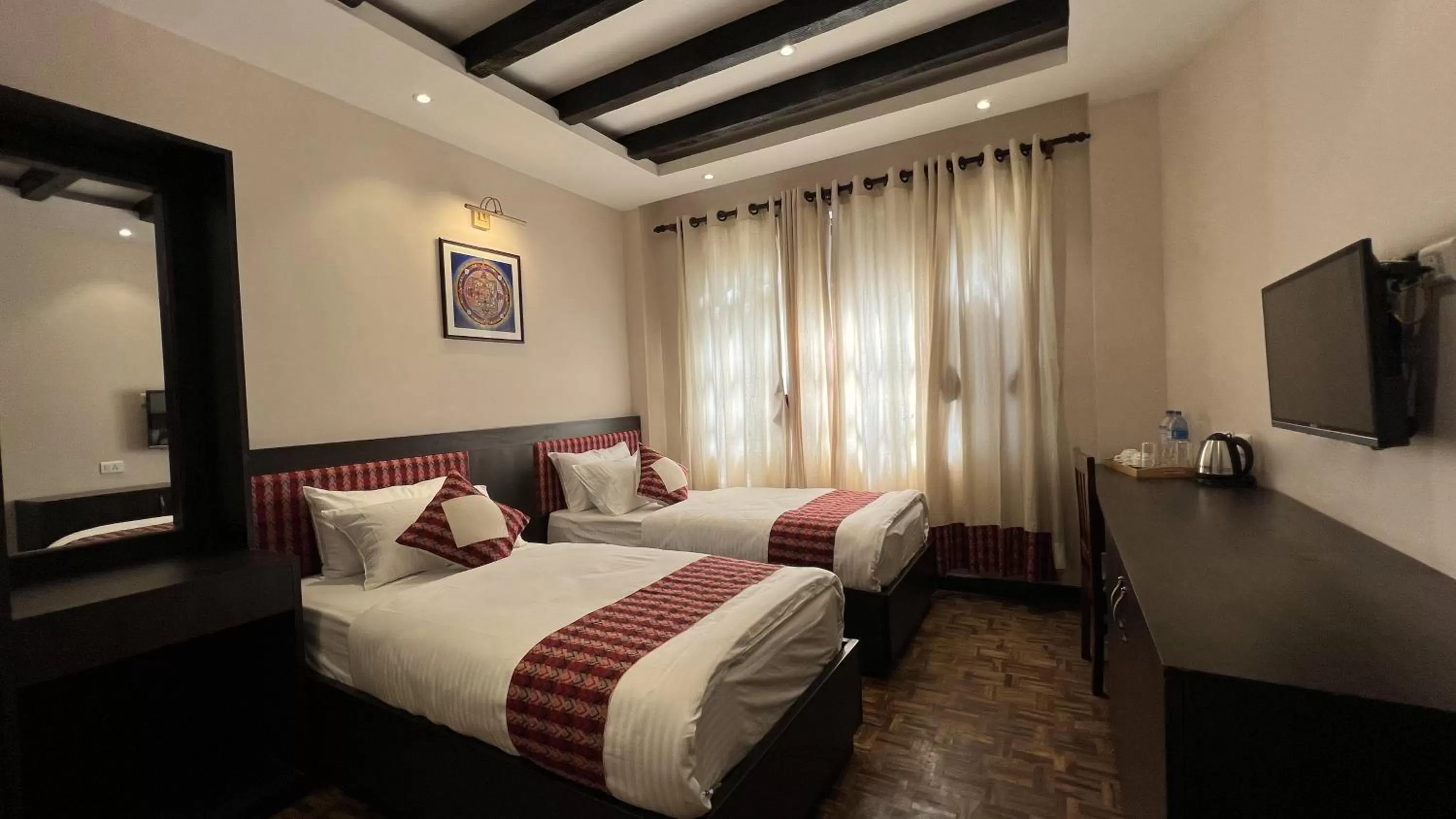 Bed in Mandala Heritage Inn