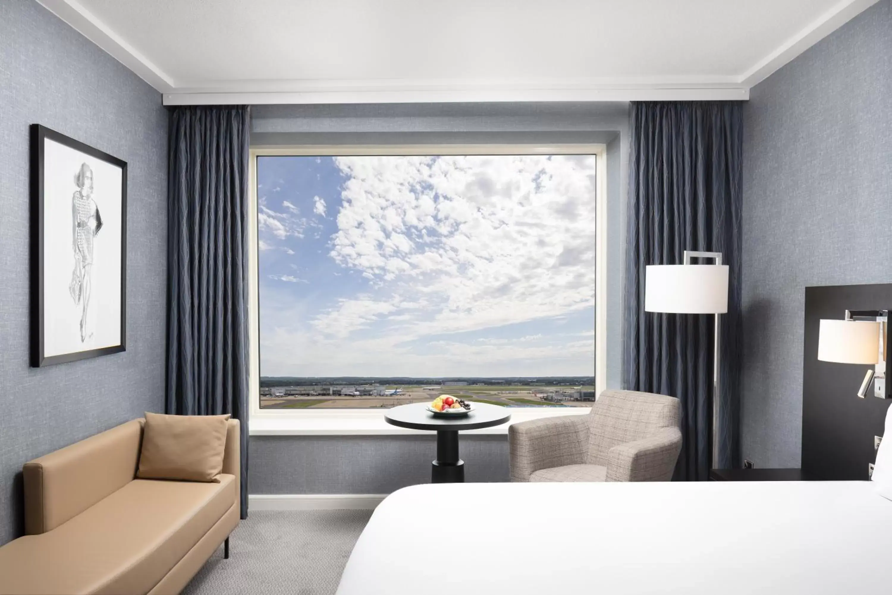 Bedroom, Seating Area in Sofitel London Gatwick