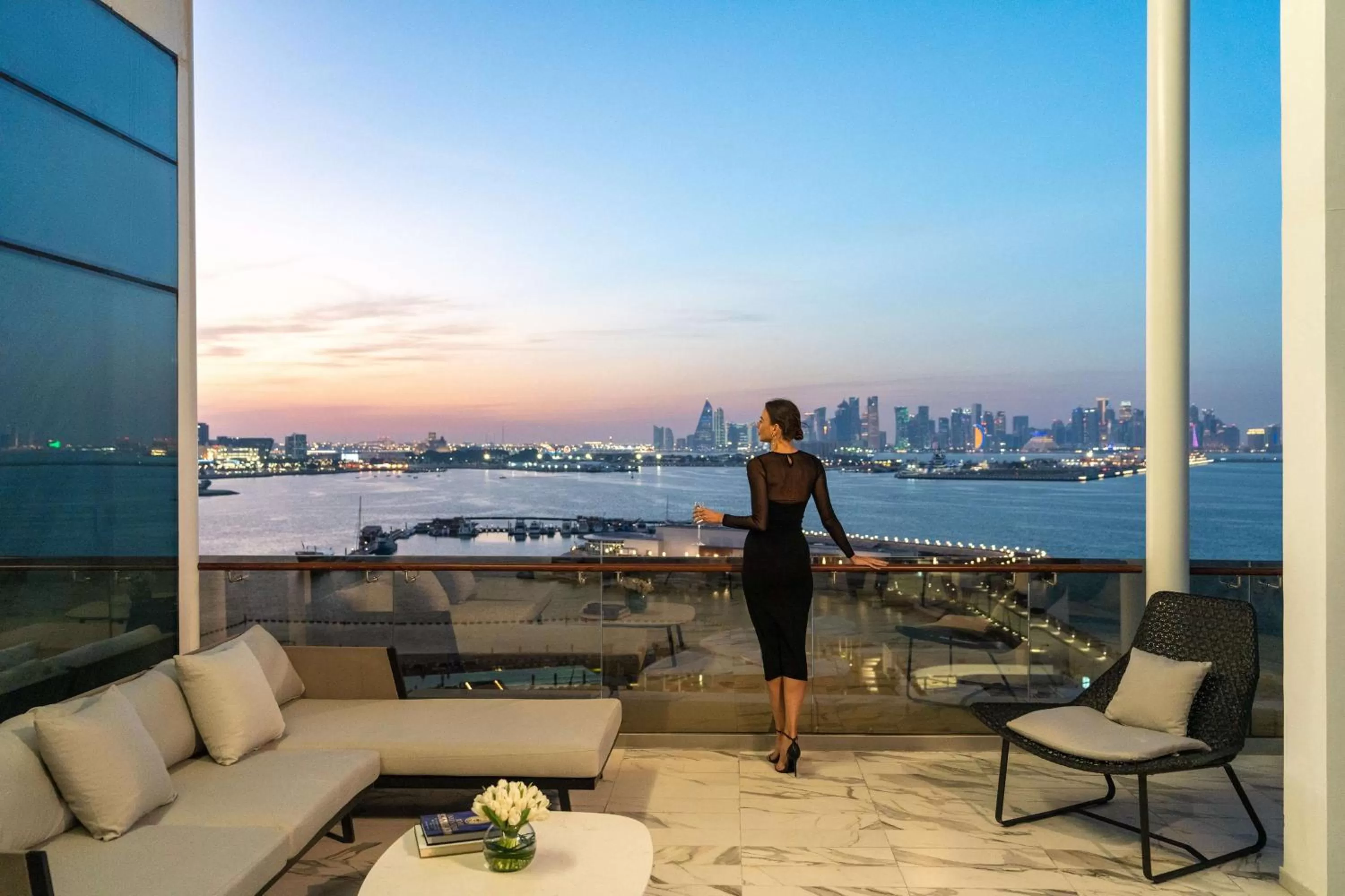 Balcony/Terrace in Rixos Gulf Hotel Doha