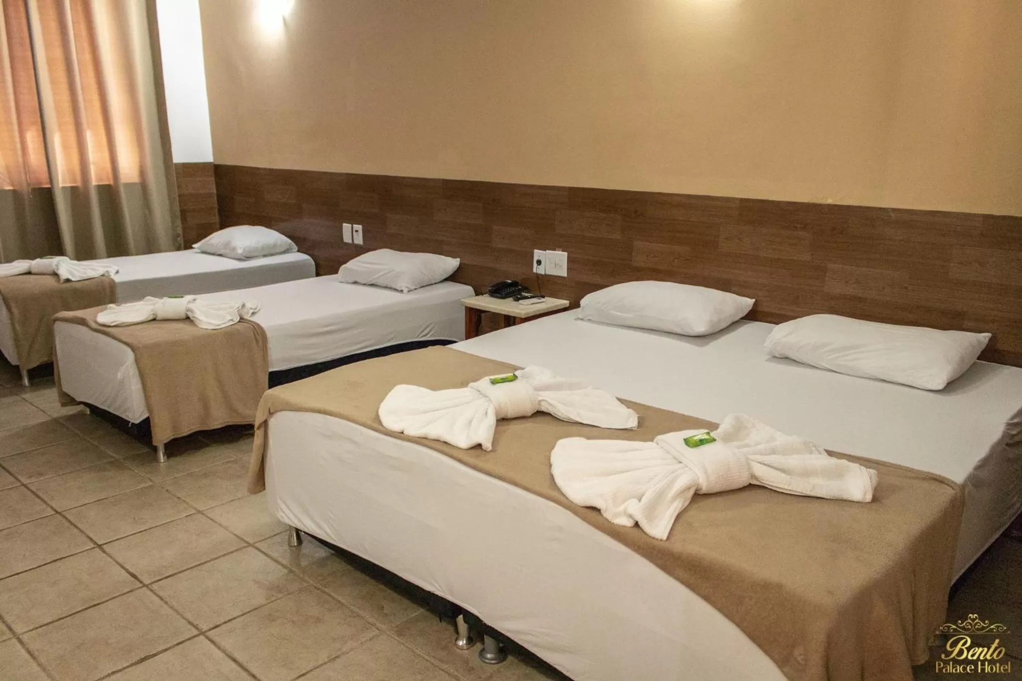 Bed in Bento palace hotel