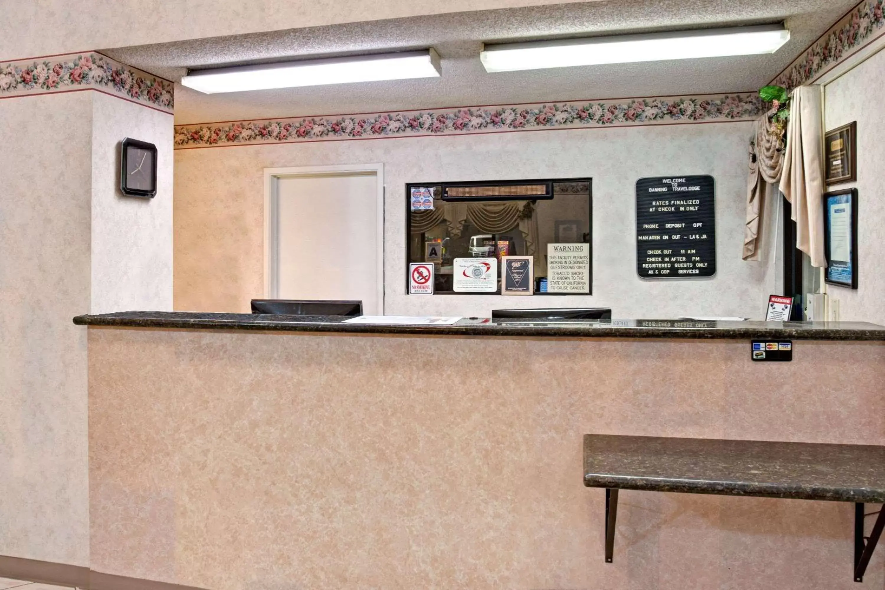 Lobby or reception in Travelodge by Wyndham Banning Casino and Outlet Mall Lobby or reception in Travelodge by Wyndham Banning Casino and Outlet Mall