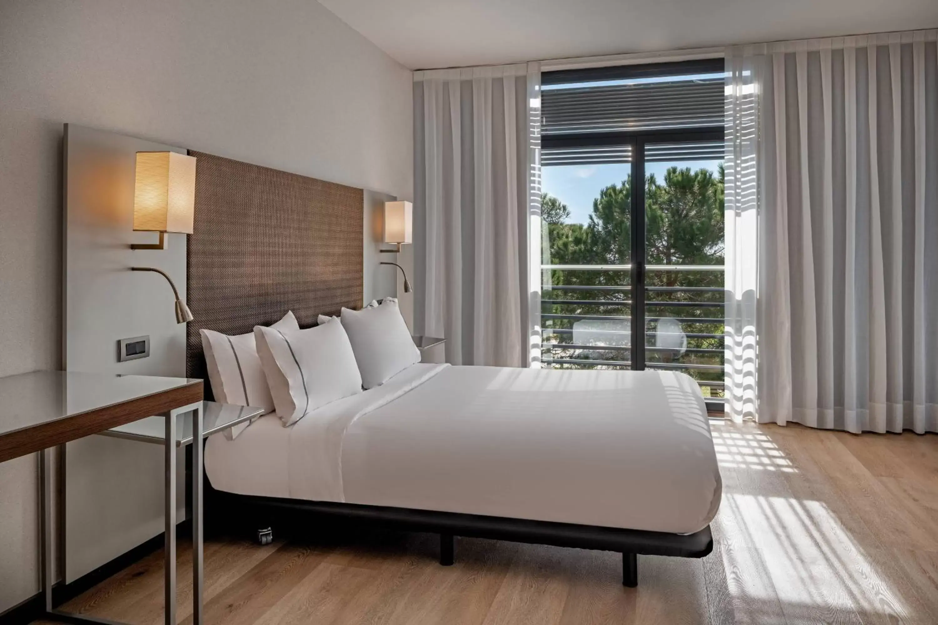 Photo of the whole room, Bed in AC Hotel Gavà Mar Airport by Marriott