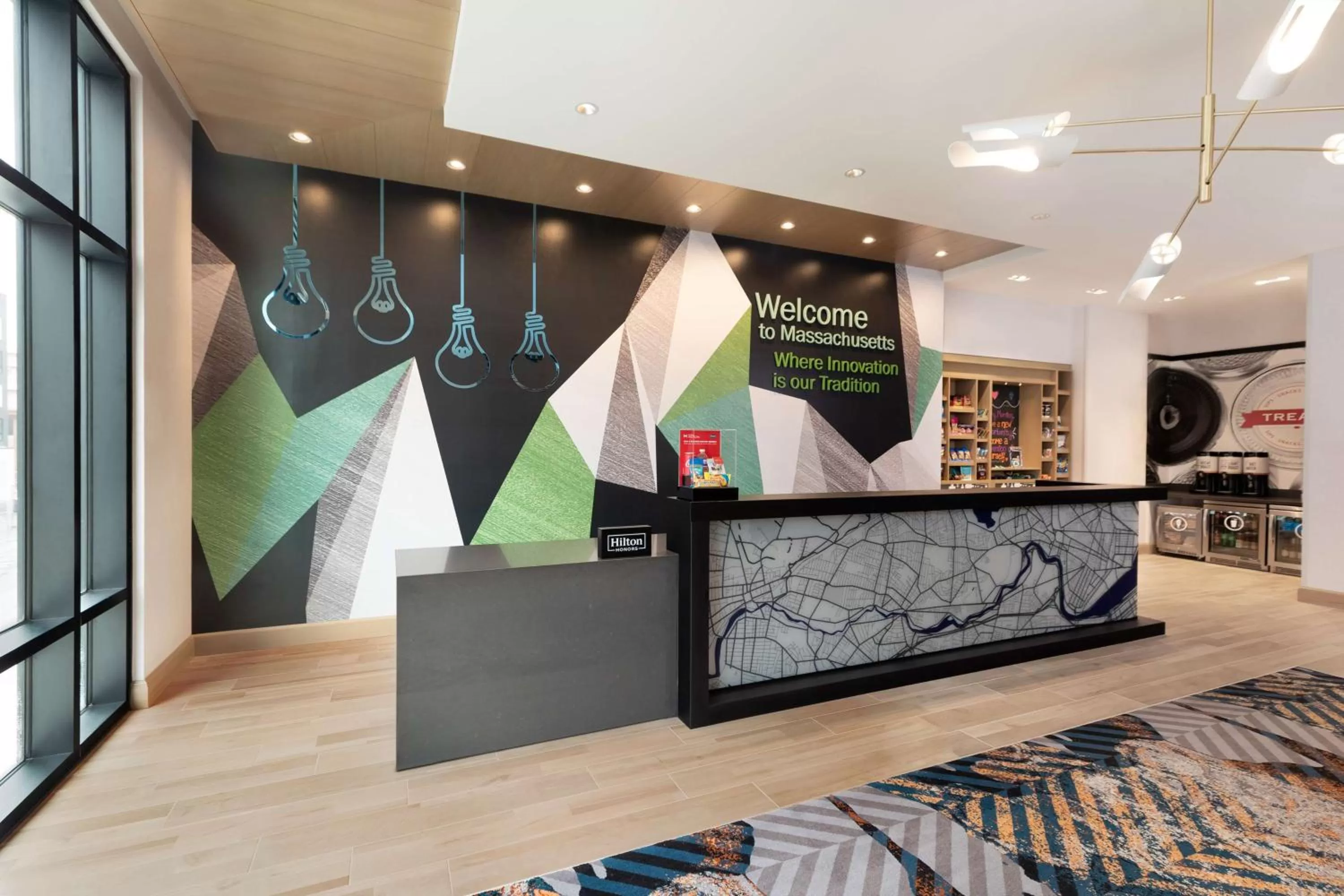 Lobby or reception in Hampton Inn & Suites Watertown Boston, Ma