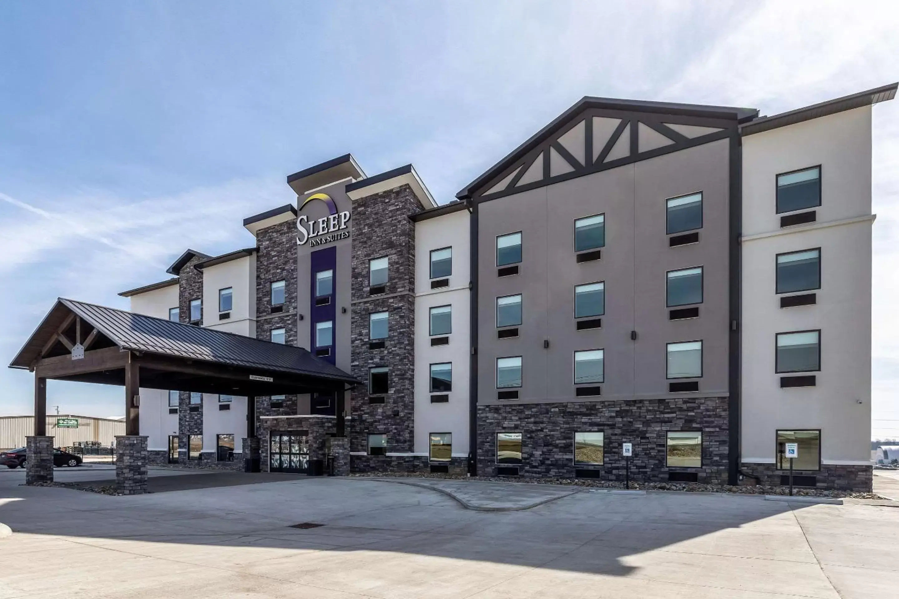 Property Building in Sleep Inn & Suites Mt. Hope near Auction & Event Center